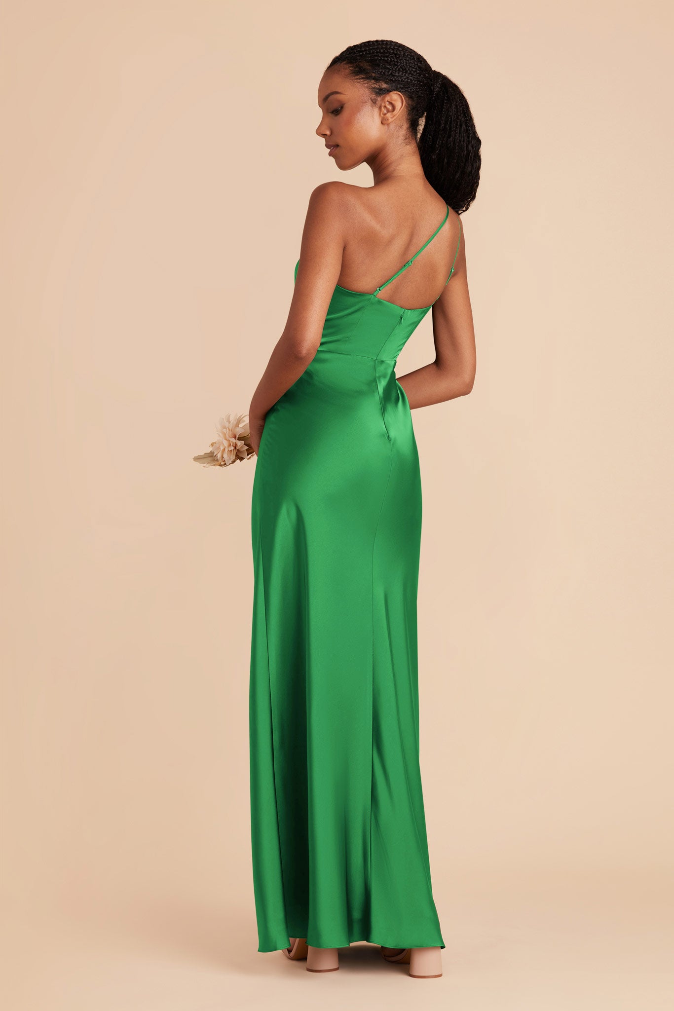 Kelly Green Kensie Matte Satin Dress by Birdy Grey