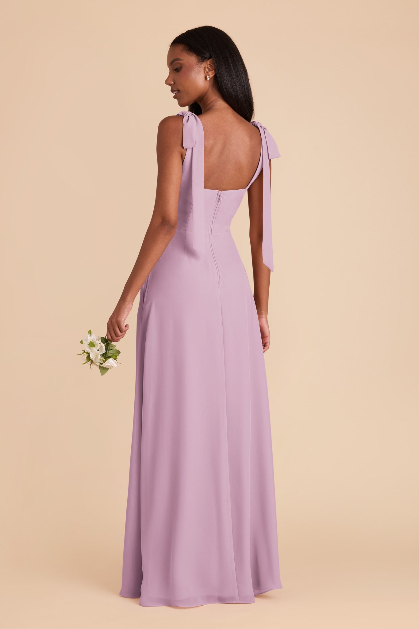 Lavender Alex Convertible Chiffon Dress by Birdy Grey