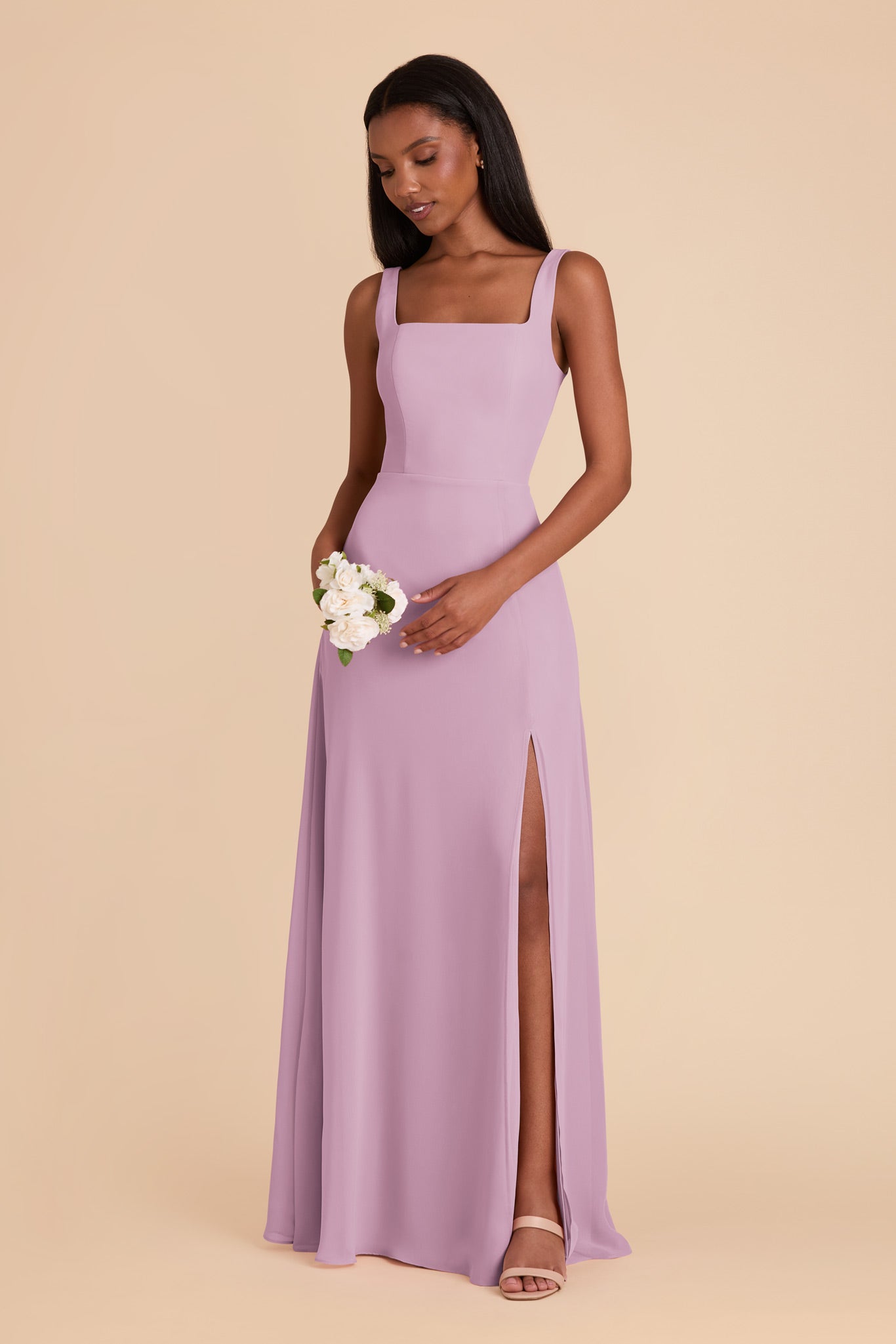 Lavender Alex Convertible Chiffon Dress by Birdy Grey