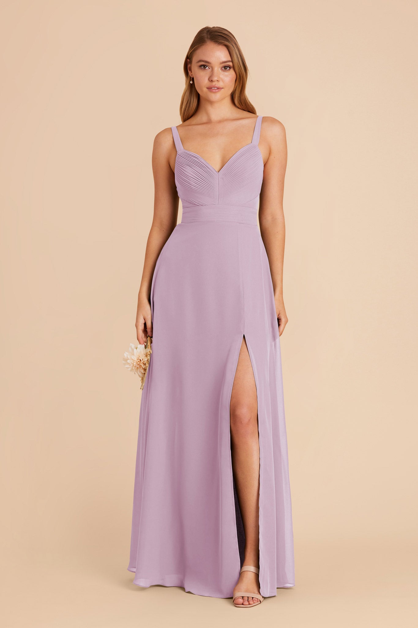 Lavender Deborah Chiffon Dress by Birdy Grey