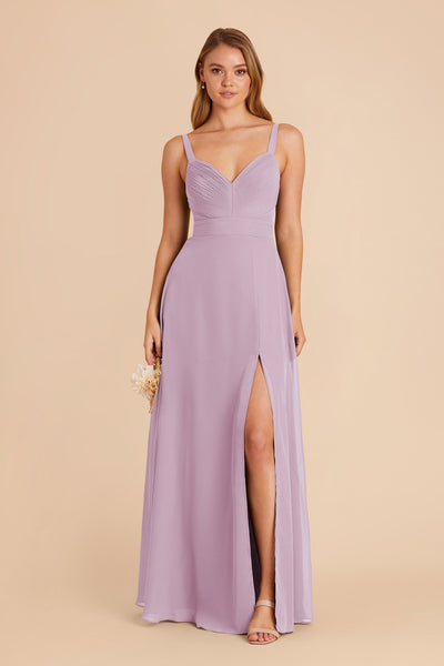 Lavender Deborah Chiffon Dress by Birdy Grey