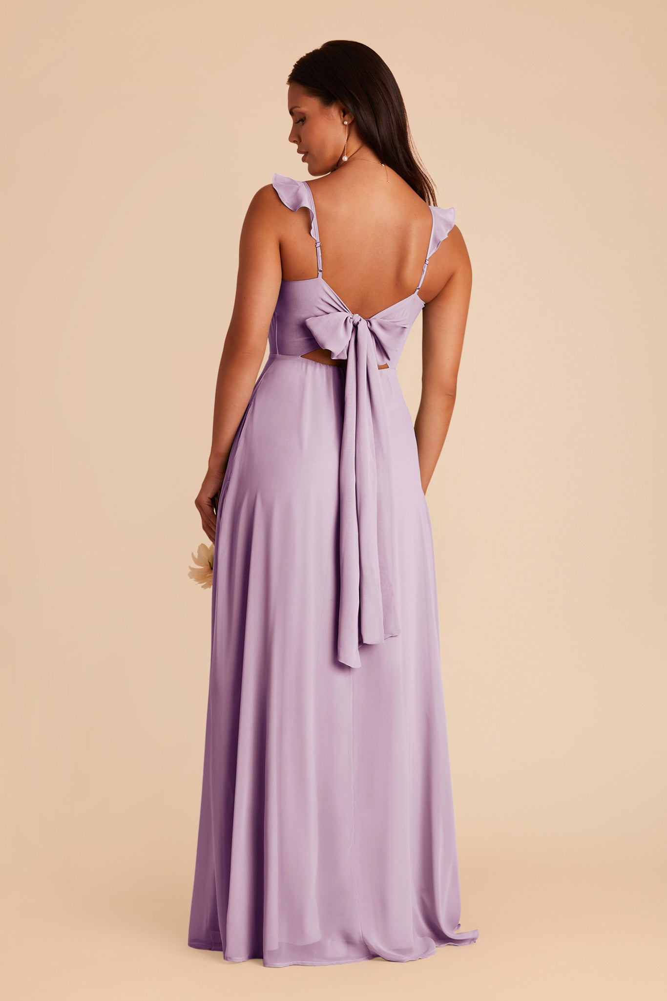 Lavender Doris Chiffon Dress by Birdy Grey