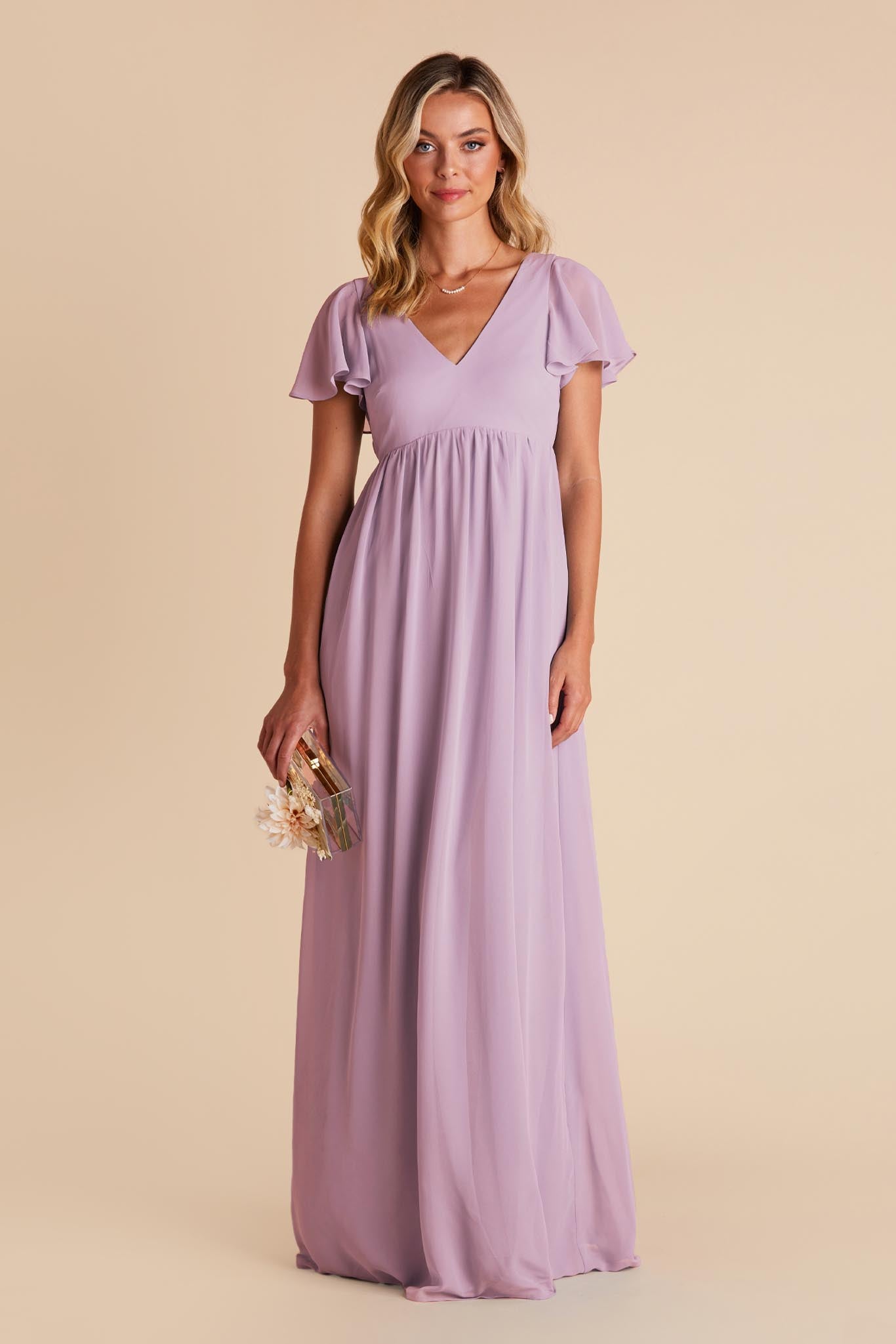 Light Purple Grey Bridesmaid Dresses