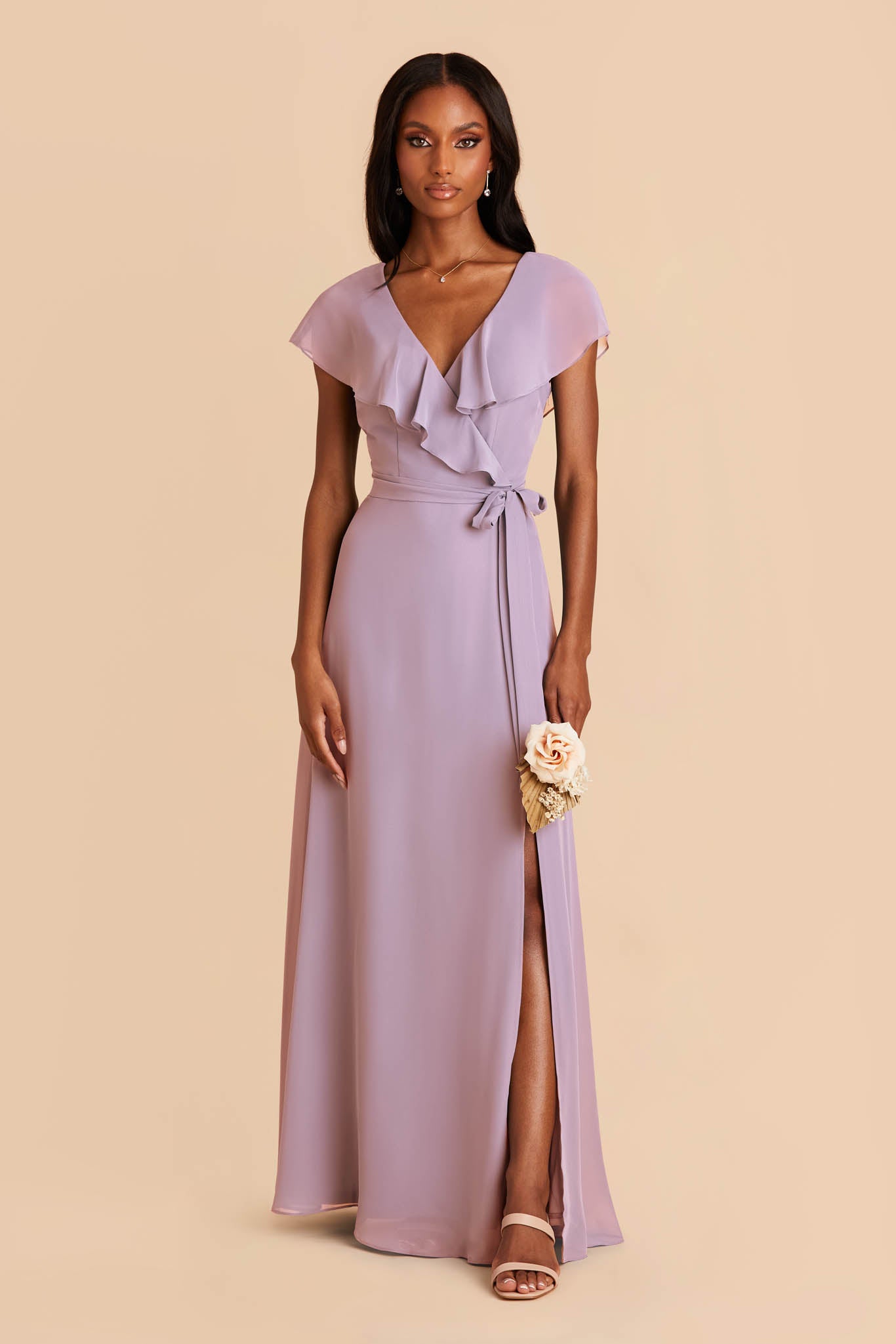 Buy RARE Women Casual Lavender Colour Midi Solid Dress online