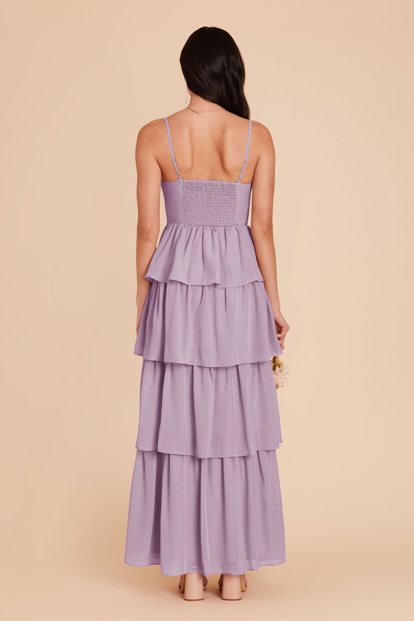 Lavender Lola Chiffon Dress by Birdy Grey