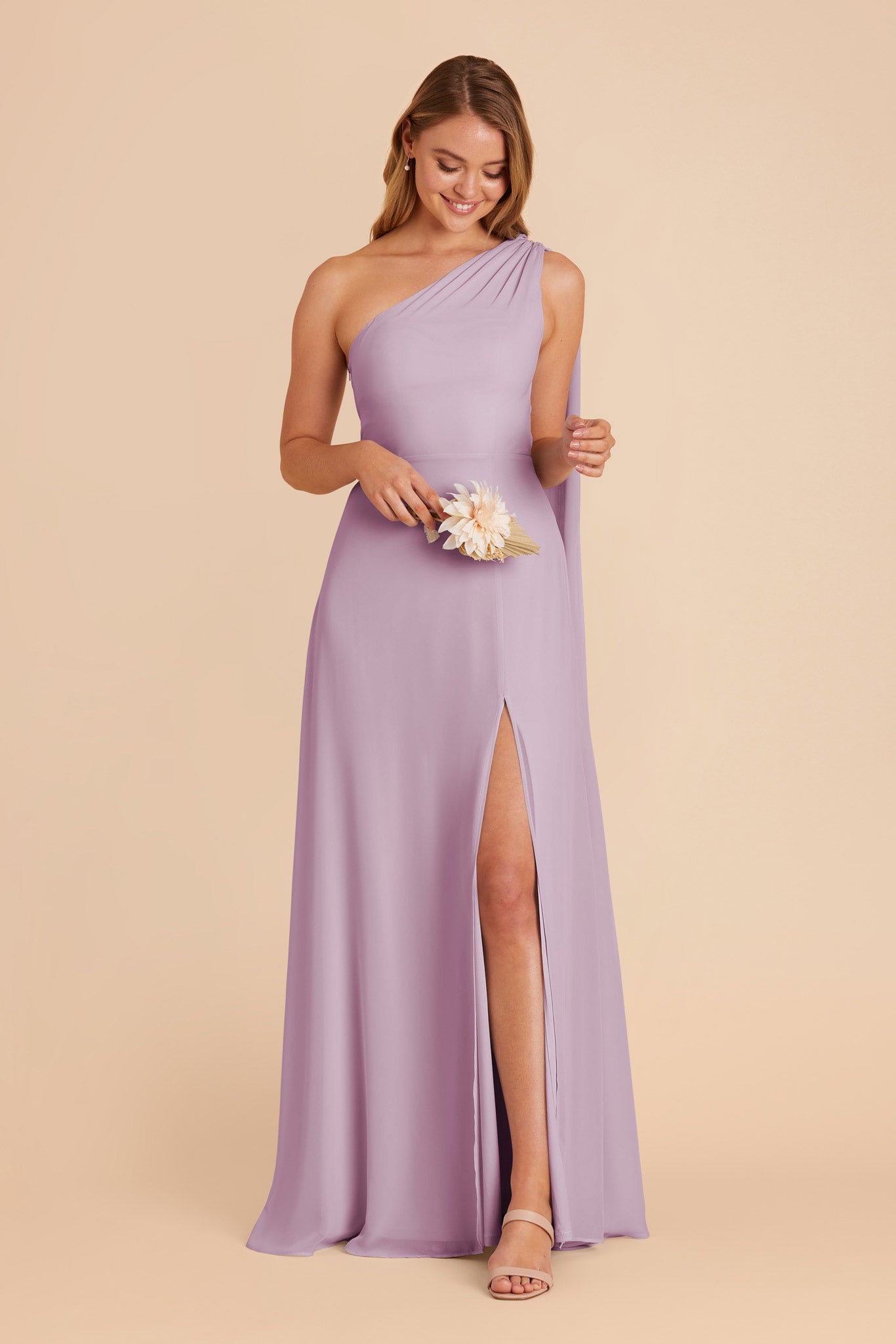 Lavender Melissa Chiffon Dress by Birdy Grey