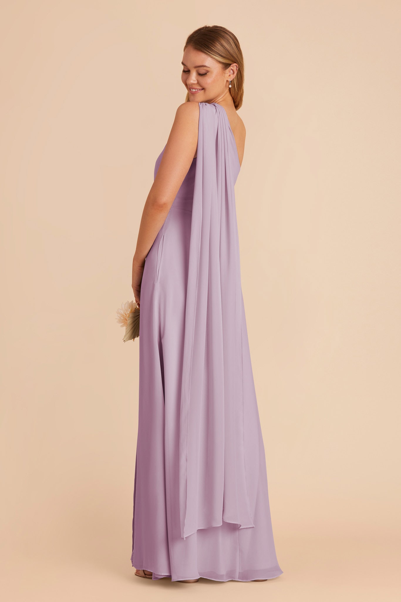 Lavender Melissa Chiffon Dress by Birdy Grey