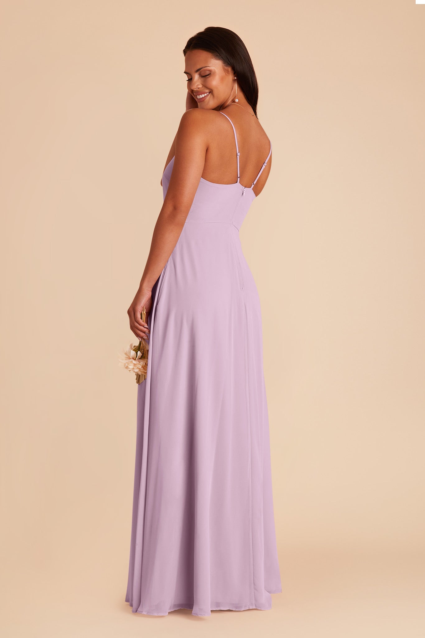 Lavender Theresa Chiffon Dress by Birdy Grey