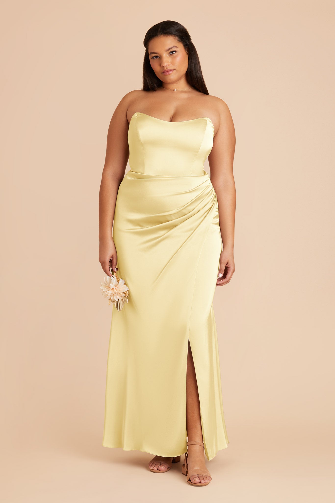 lemon bridesmaid dresses