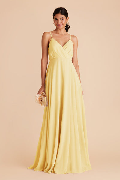 Lemon Sorbet Kaia Chiffon Dress by Birdy Grey