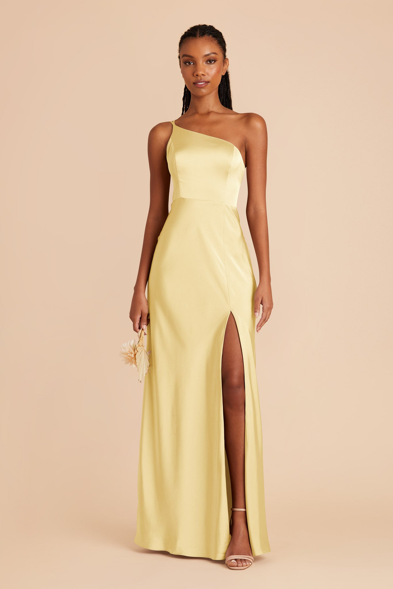 Bridesmaid dress yellow best sale