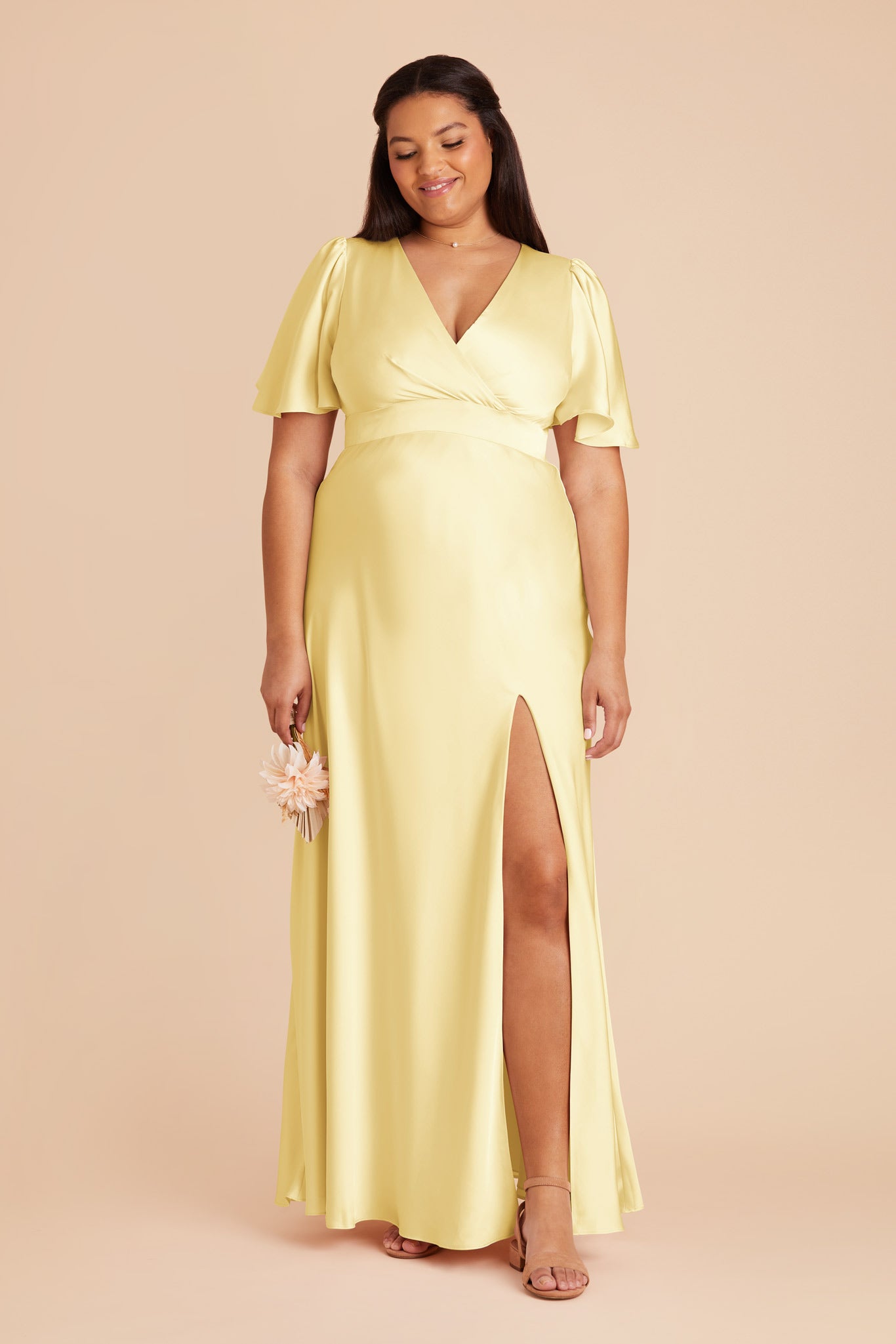 lemon bridesmaid dresses