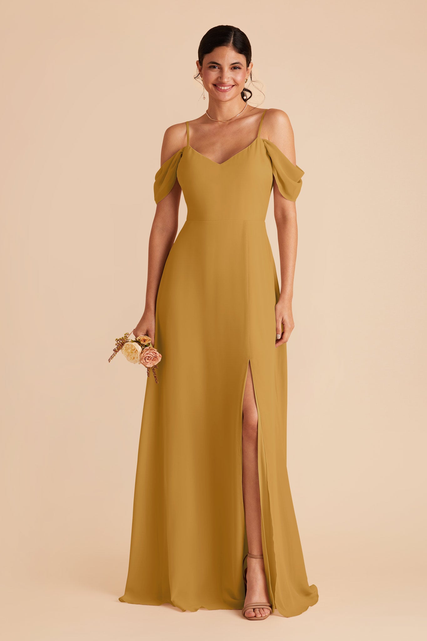 Marigold 2025 bridesmaid dress