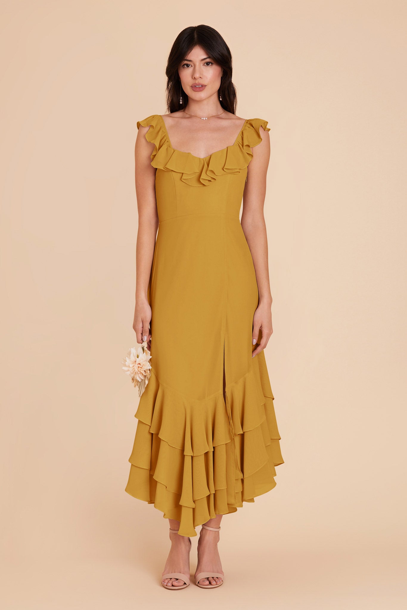 Marigold Ginny Chiffon Dress by Birdy Grey