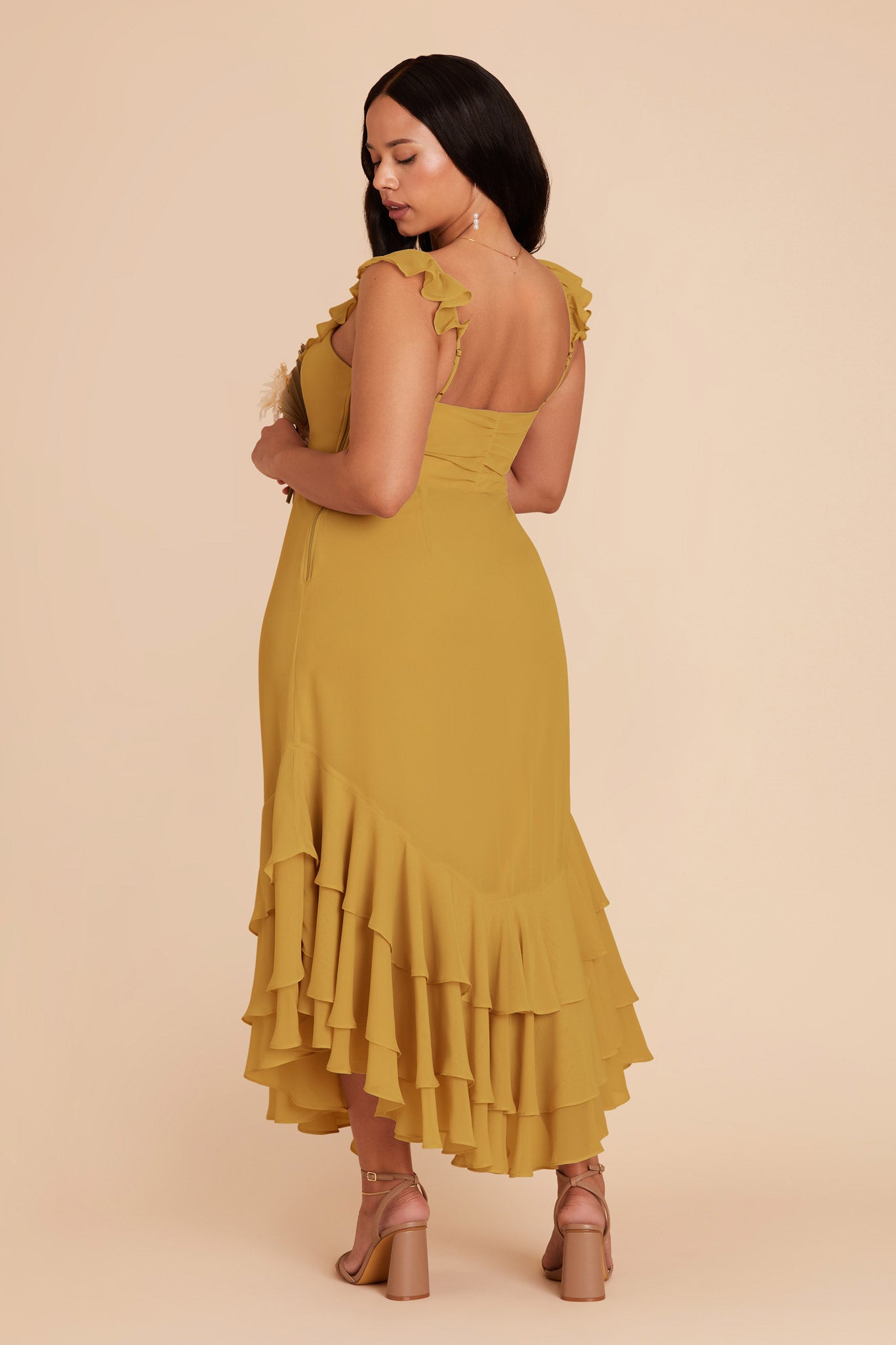 Marigold Ginny Chiffon Dress by Birdy Grey