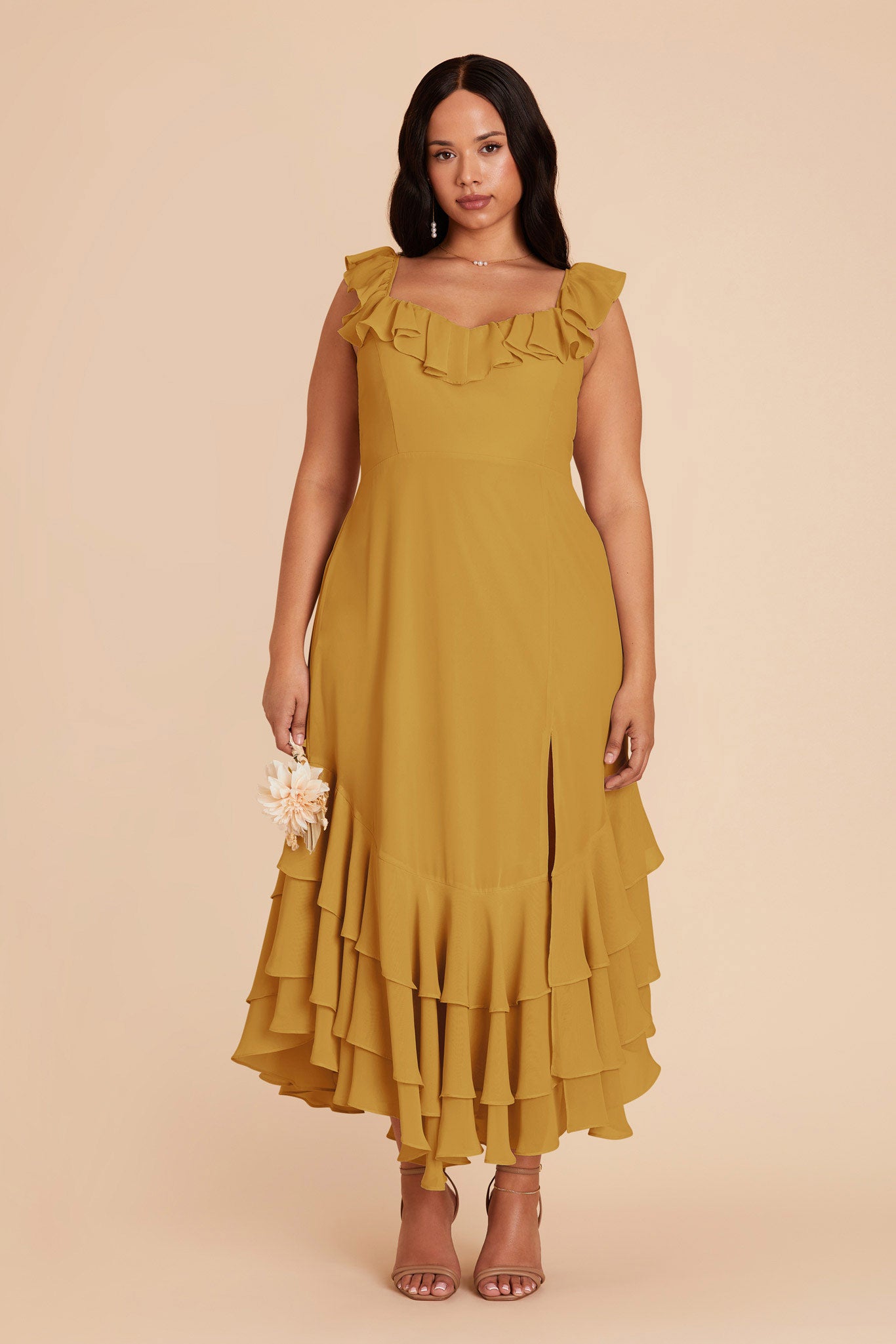 Marigold Ginny Chiffon Dress by Birdy Grey