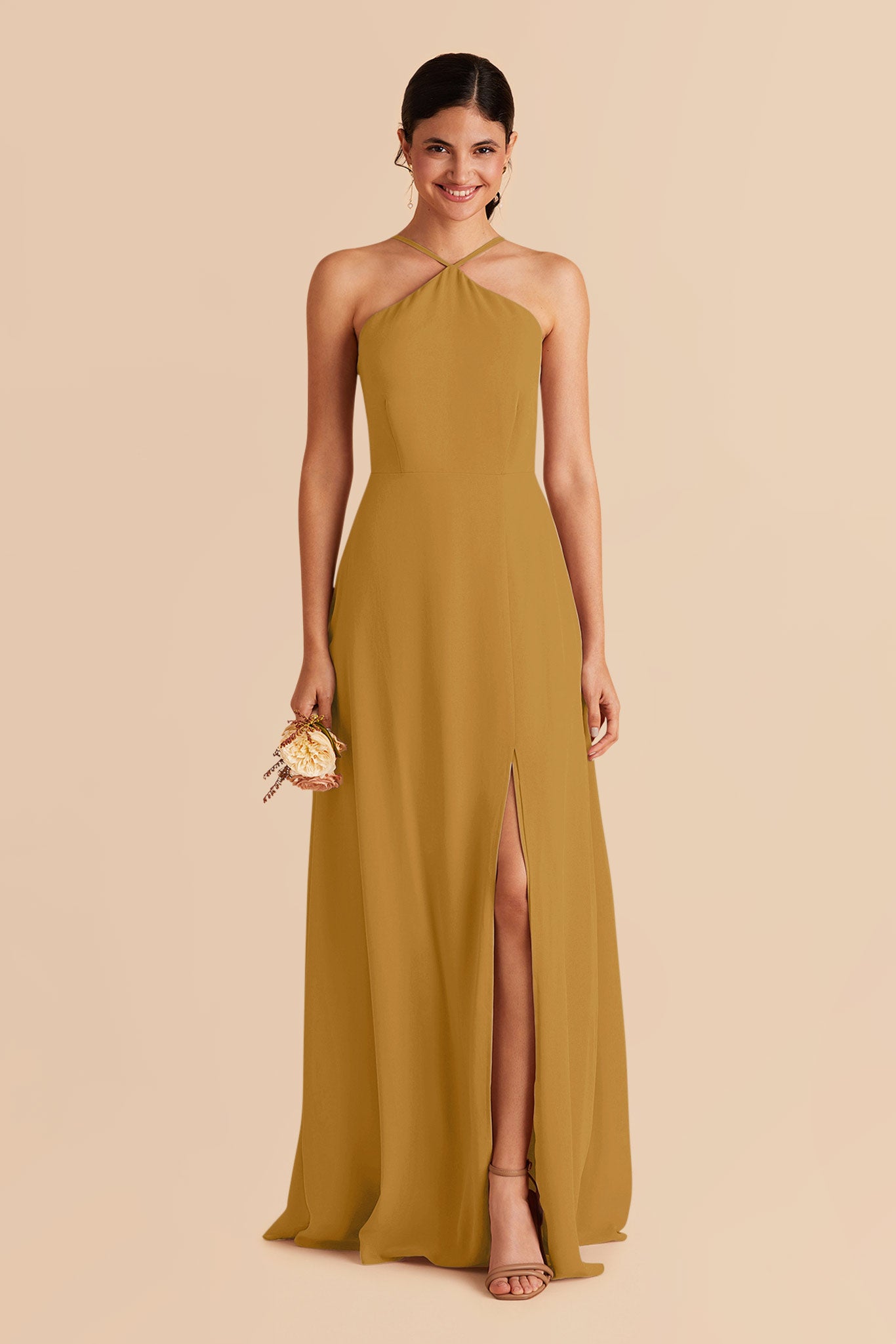 Marigold 2024 bridesmaid dress