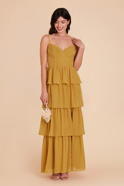 Marigold Lola Chiffon Dress by Birdy Grey