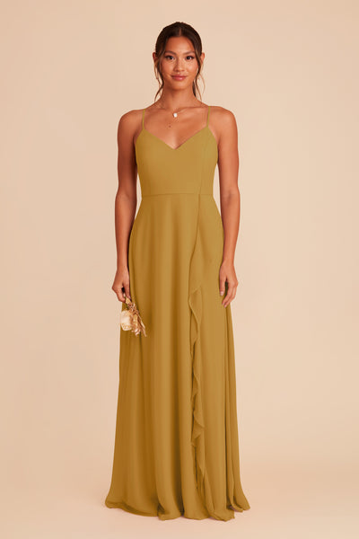 Marigold Theresa Chiffon Dress by Birdy Grey