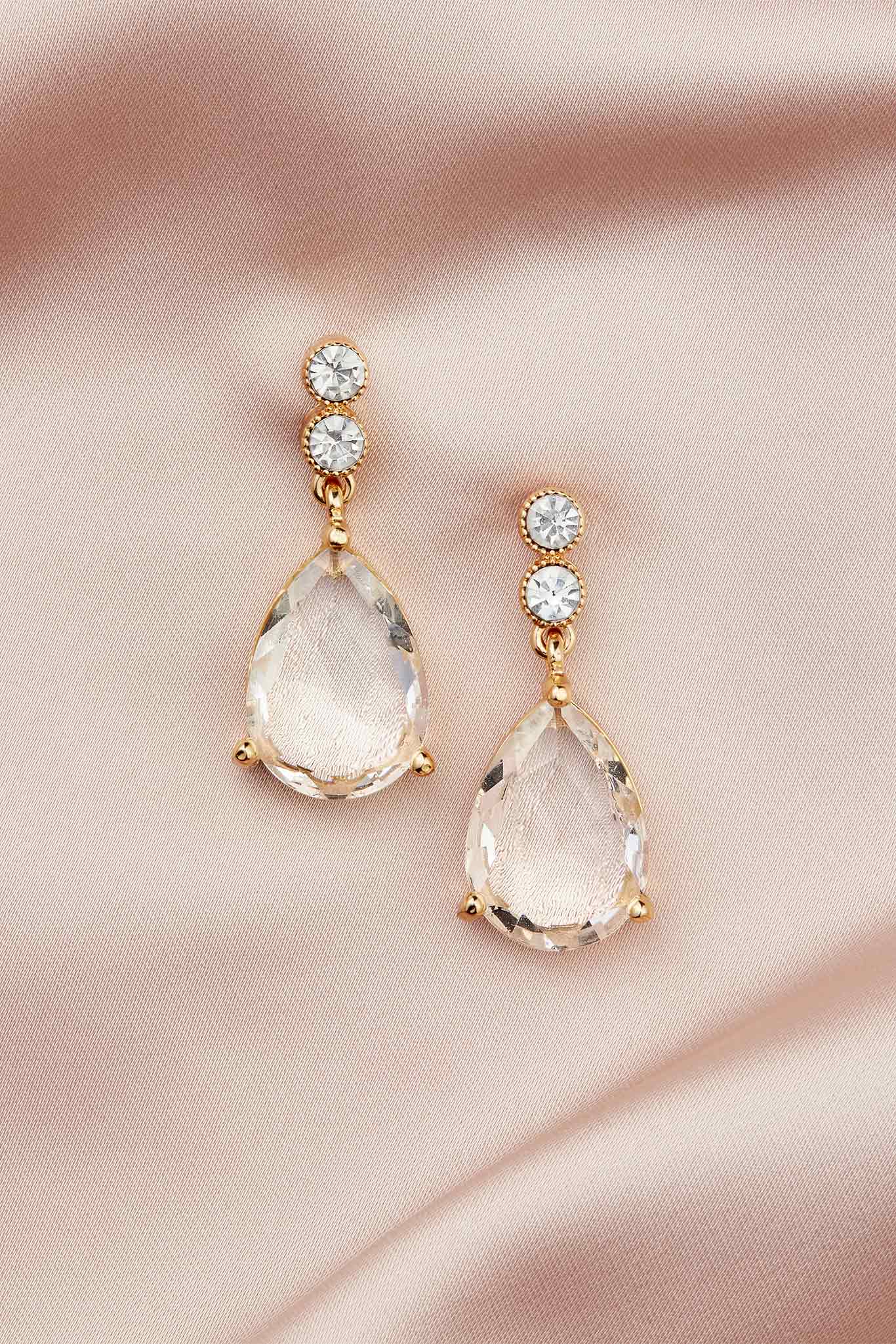 Marseille Teardrop Earrings - Gold