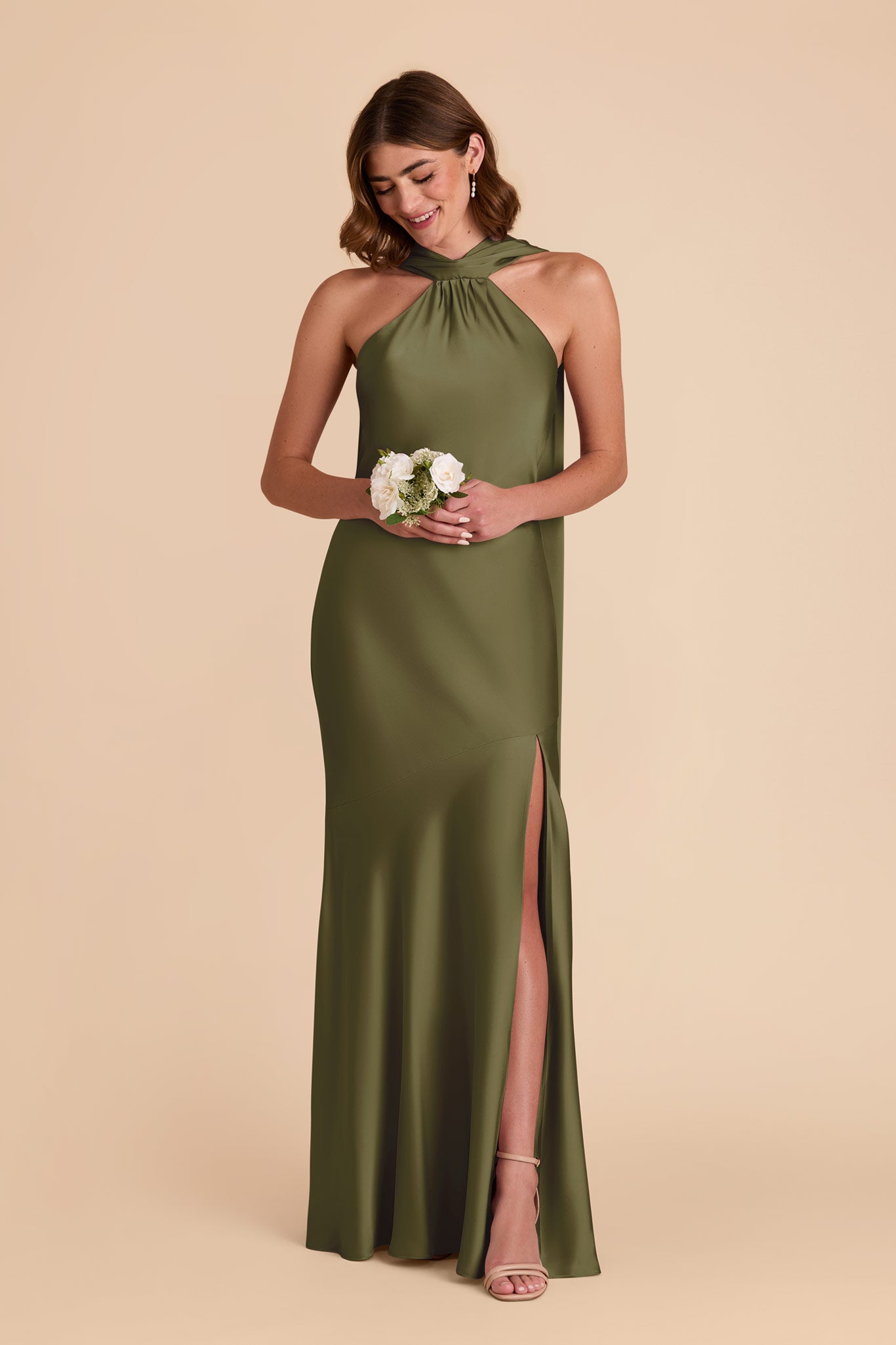 Martini Eileen Matte Satin Dress by Birdy Grey