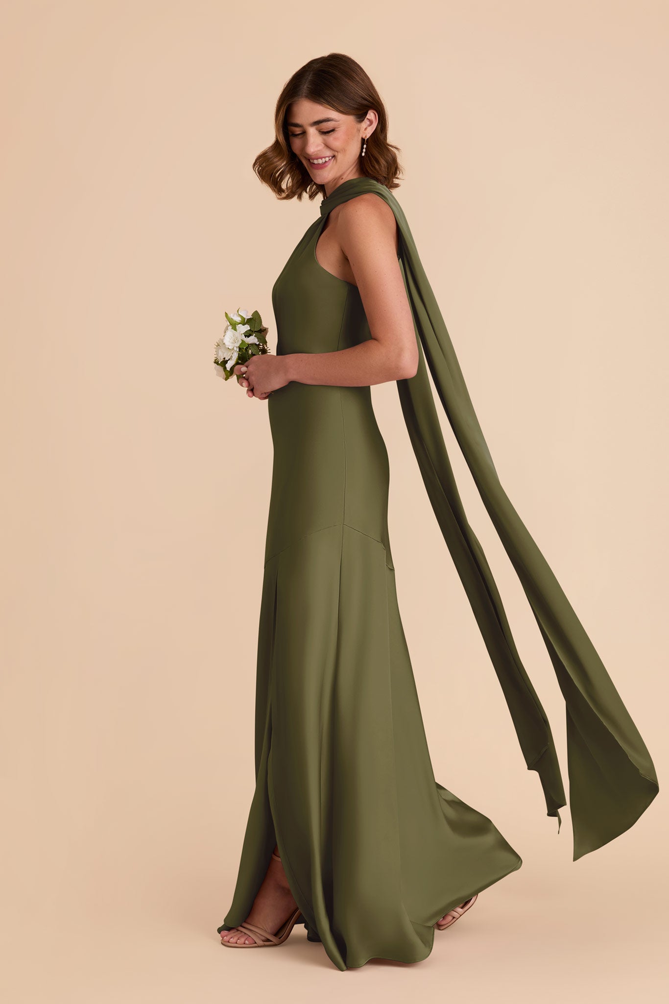 Martini Eileen Matte Satin Dress by Birdy Grey