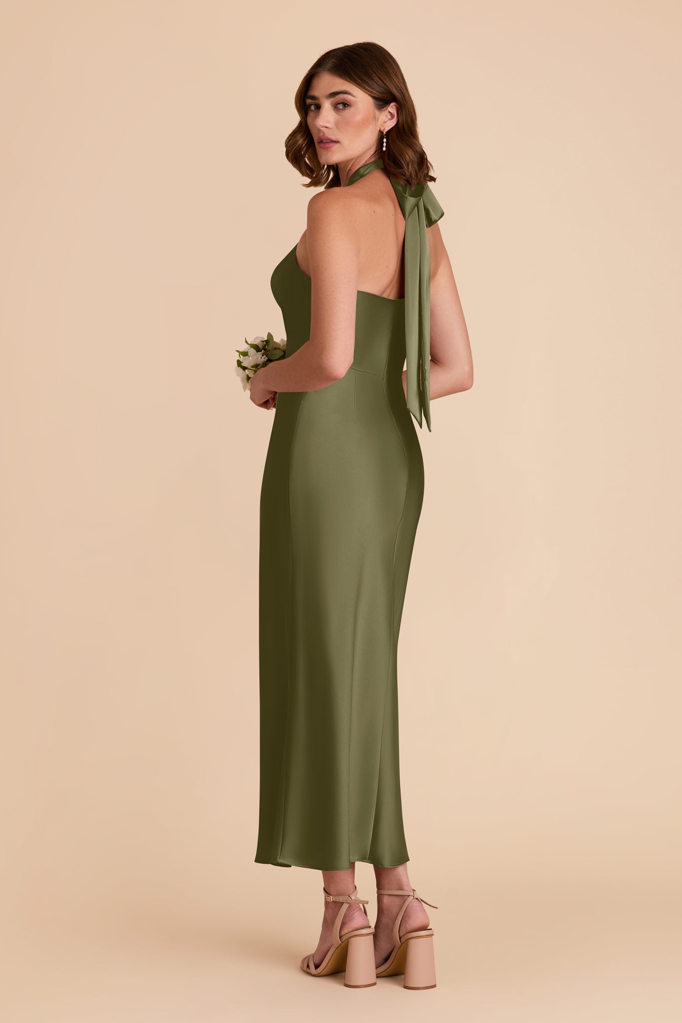 Martini Monique Matte Satin Dress by Birdy Grey