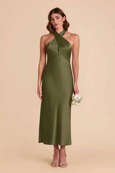 Martini Monique Matte Satin Dress by Birdy Grey