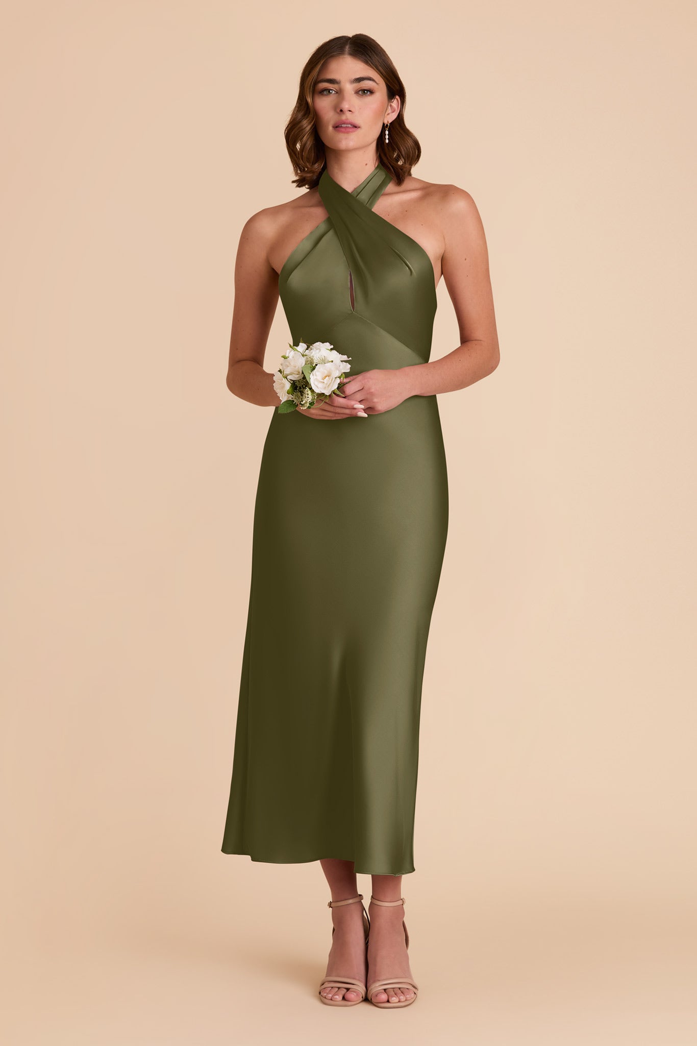 Martini Monique Matte Satin Dress by Birdy Grey