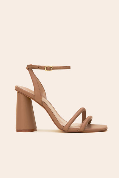 Julia Chunky Heel in mocha by Birdy Grey