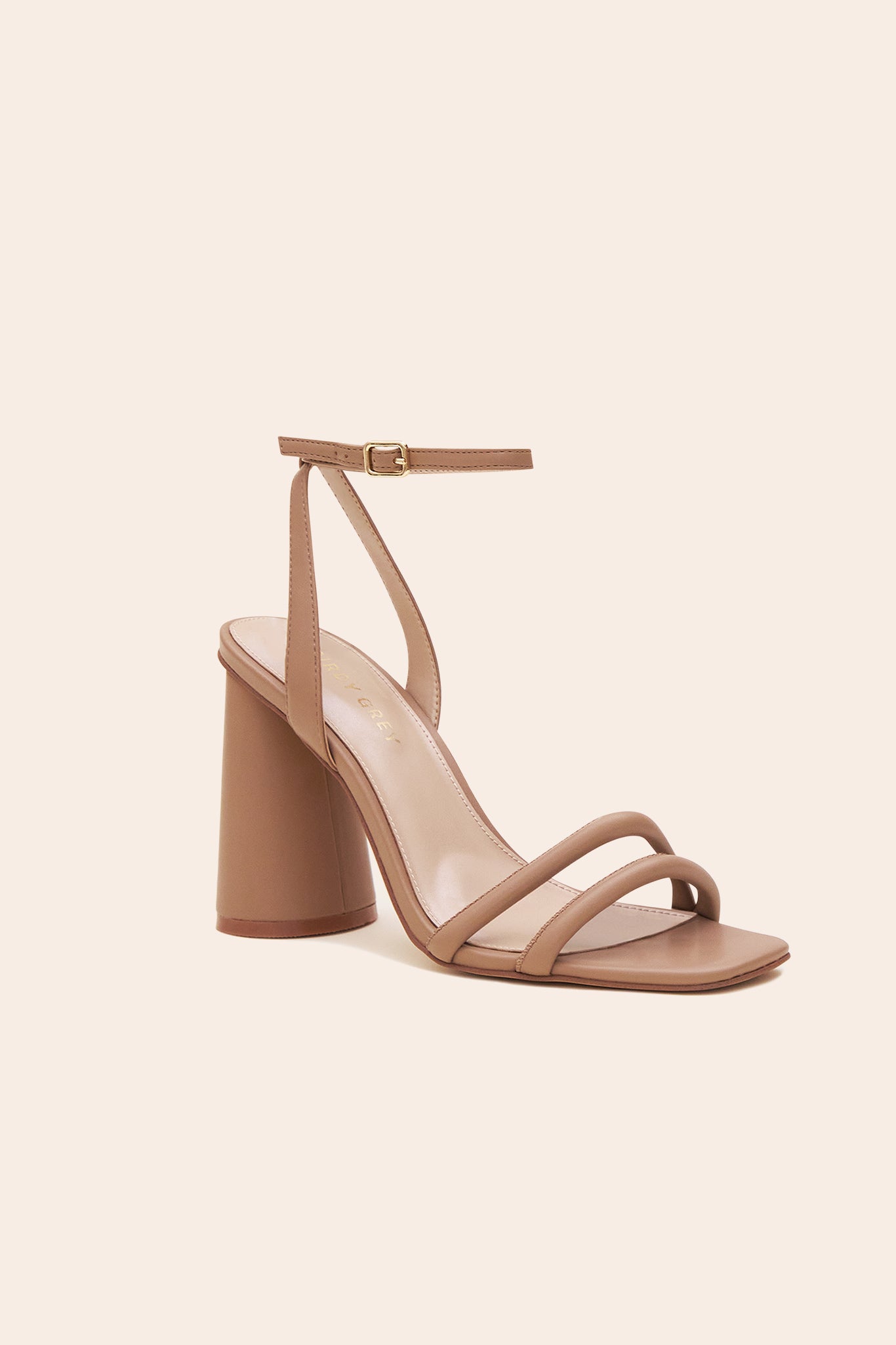 Julia Chunky Heel in mocha by Birdy Grey