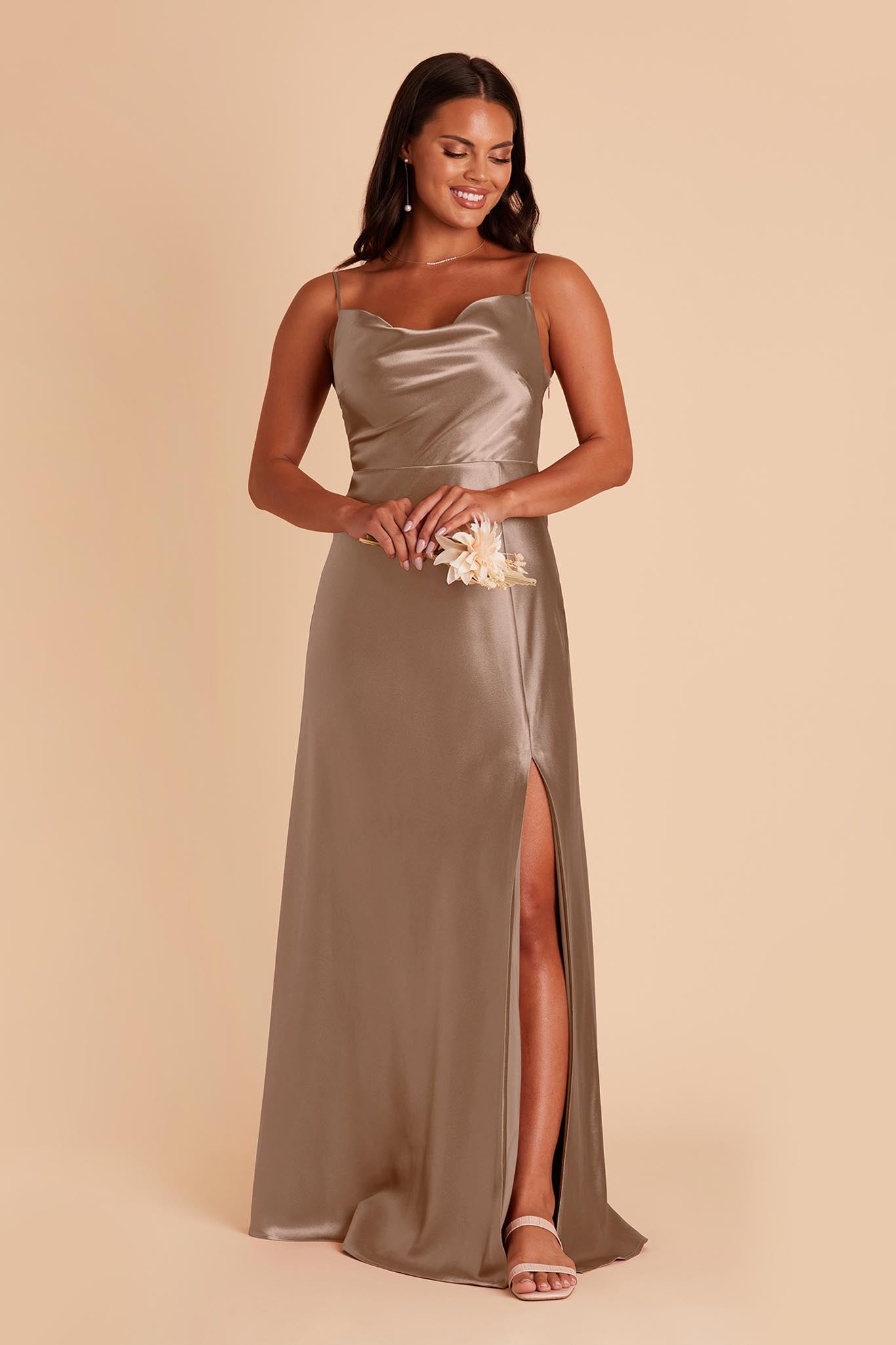 Mocha best sale bridesmaid dresses