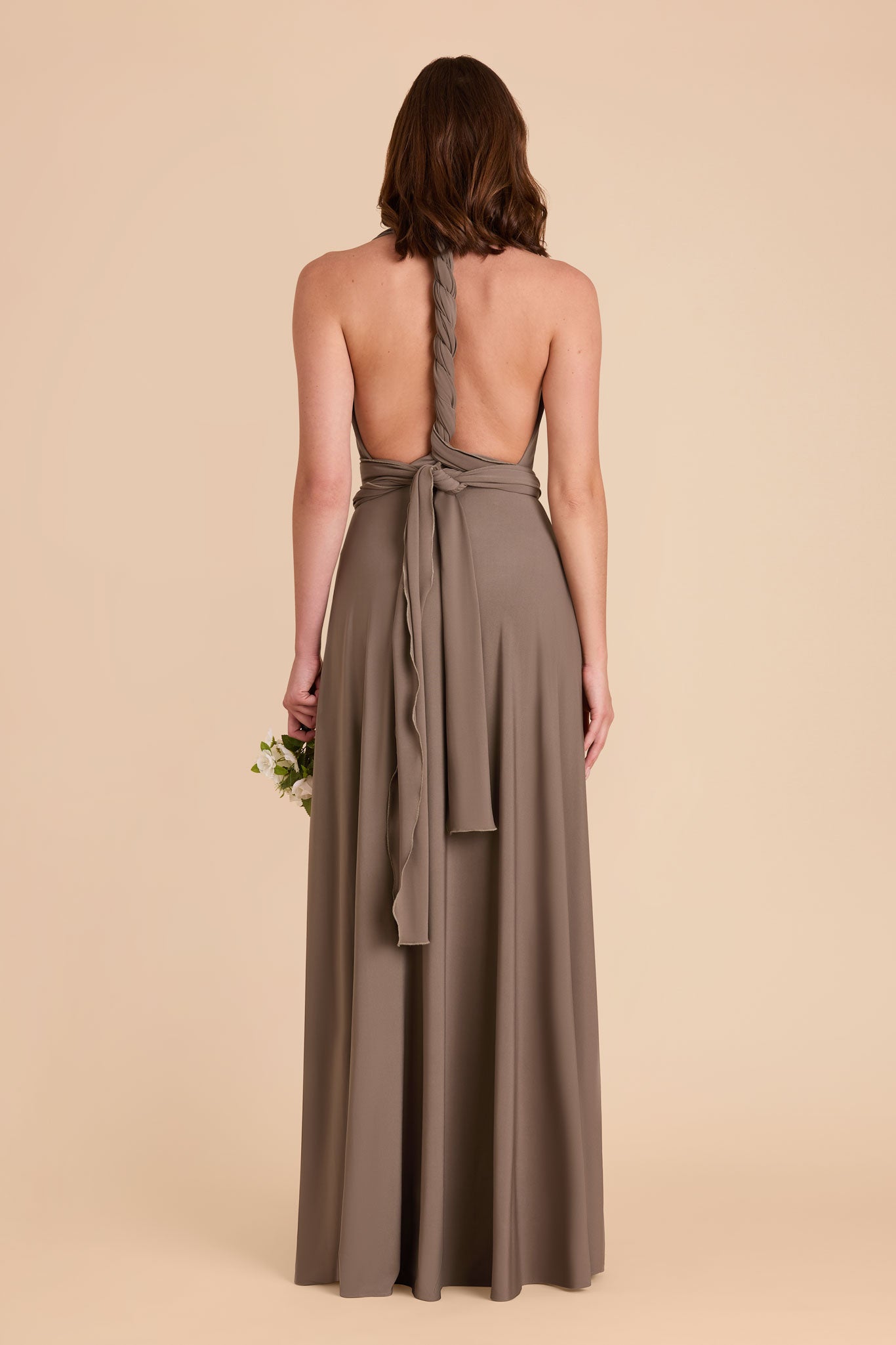 Mocha Willow Luxe Knit Dress by Birdy Grey