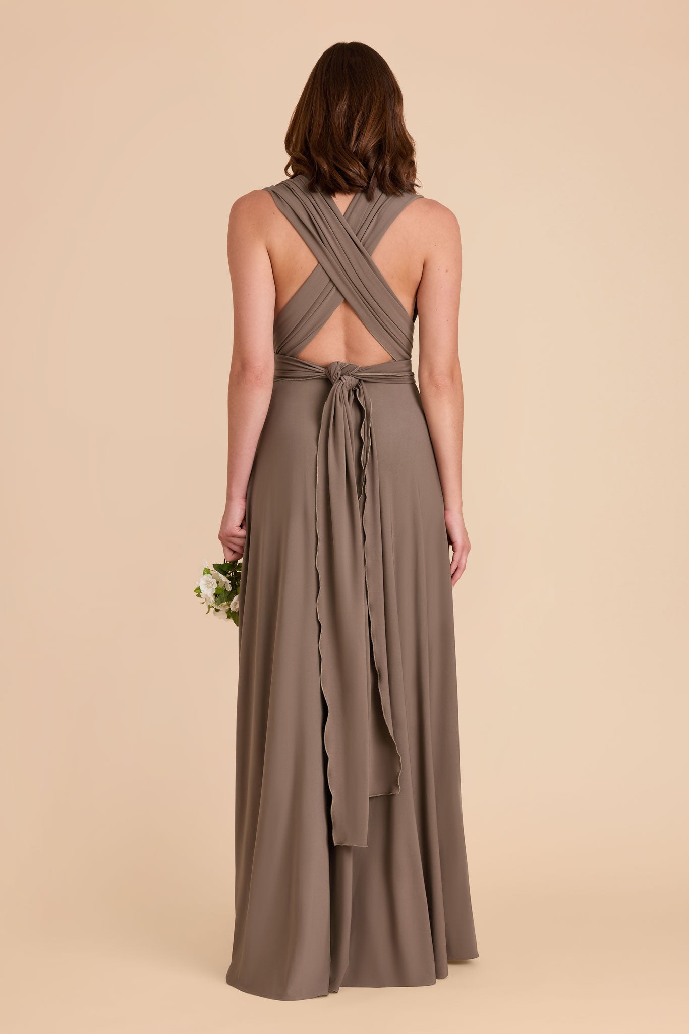 Mocha Willow Luxe Knit Dress by Birdy Grey