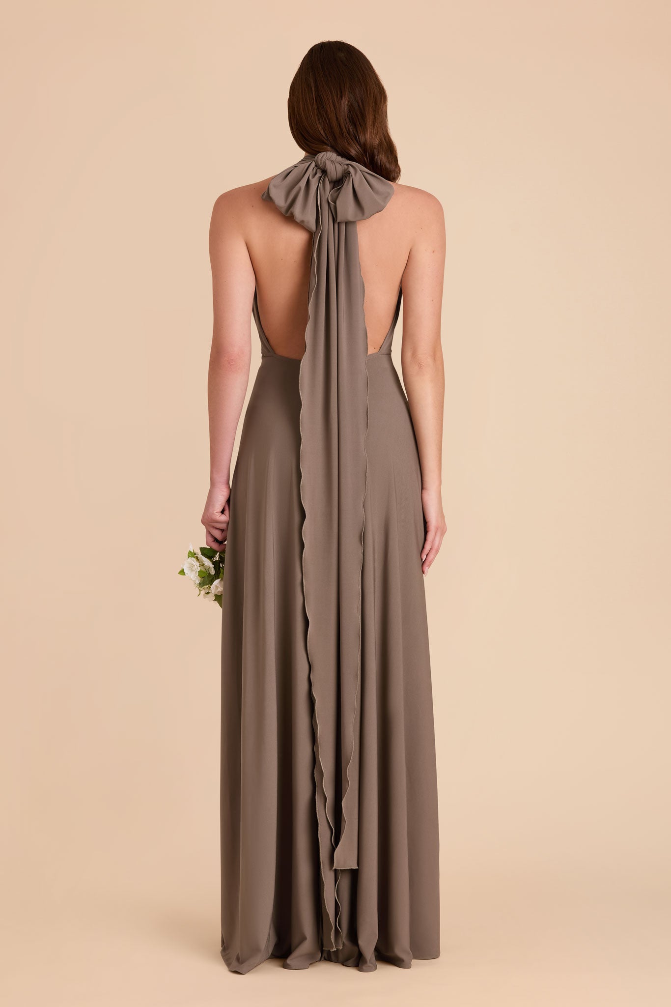 Mocha Willow Luxe Knit Dress by Birdy Grey