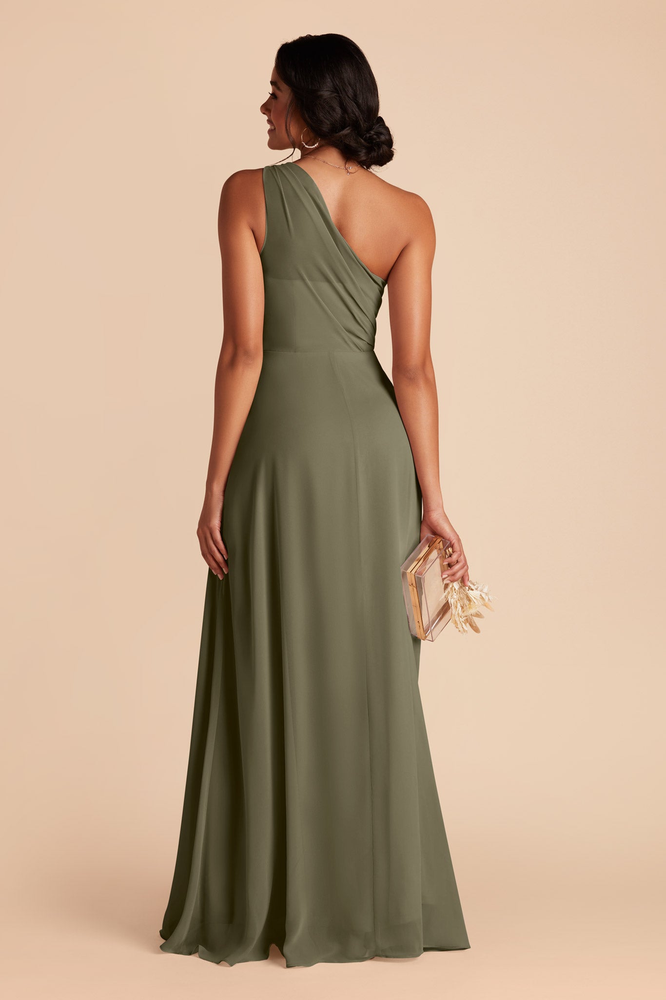 Moss Green Kira Dress by Birdy Grey