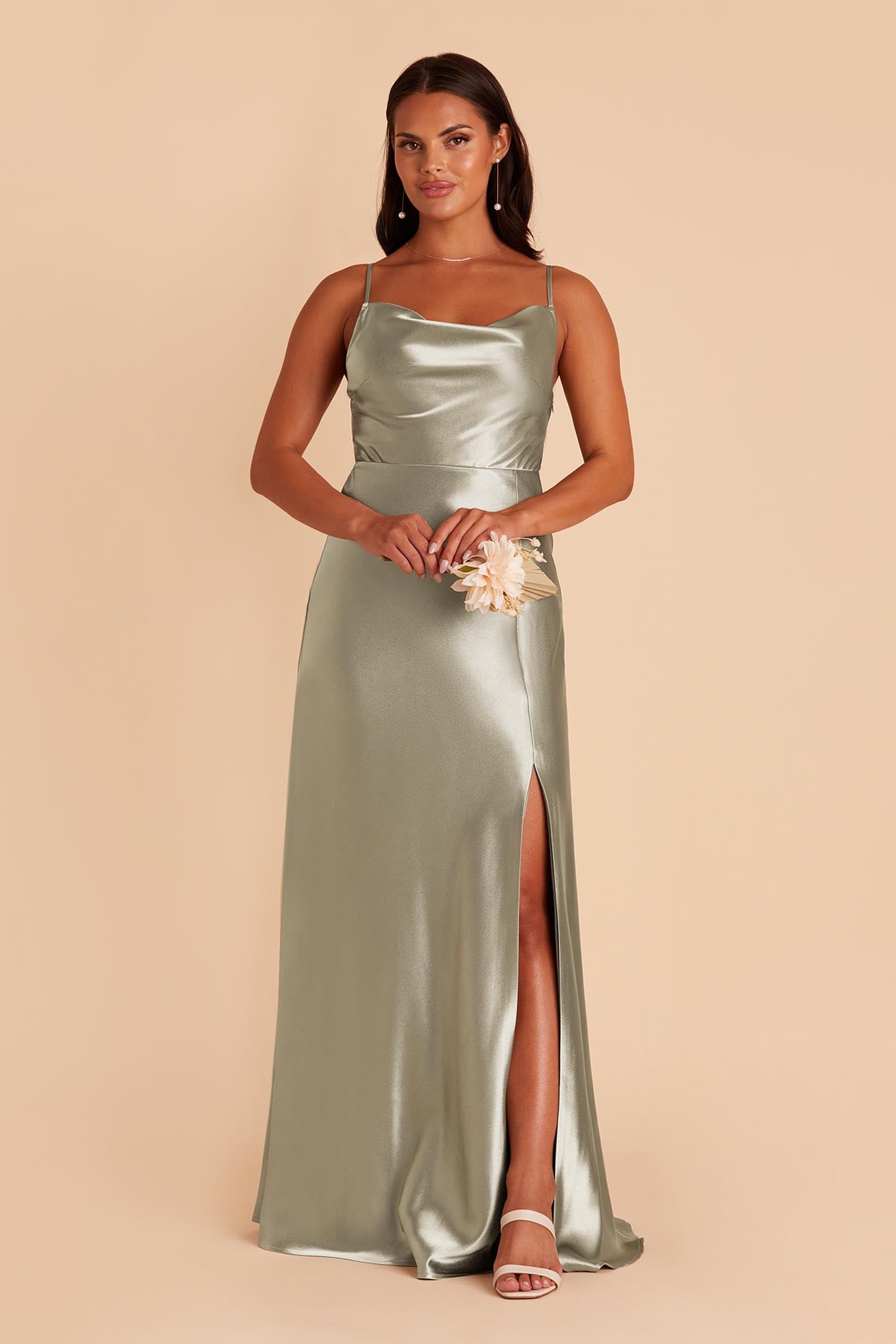 Satin Hunter Green Bridesmaid Dresses