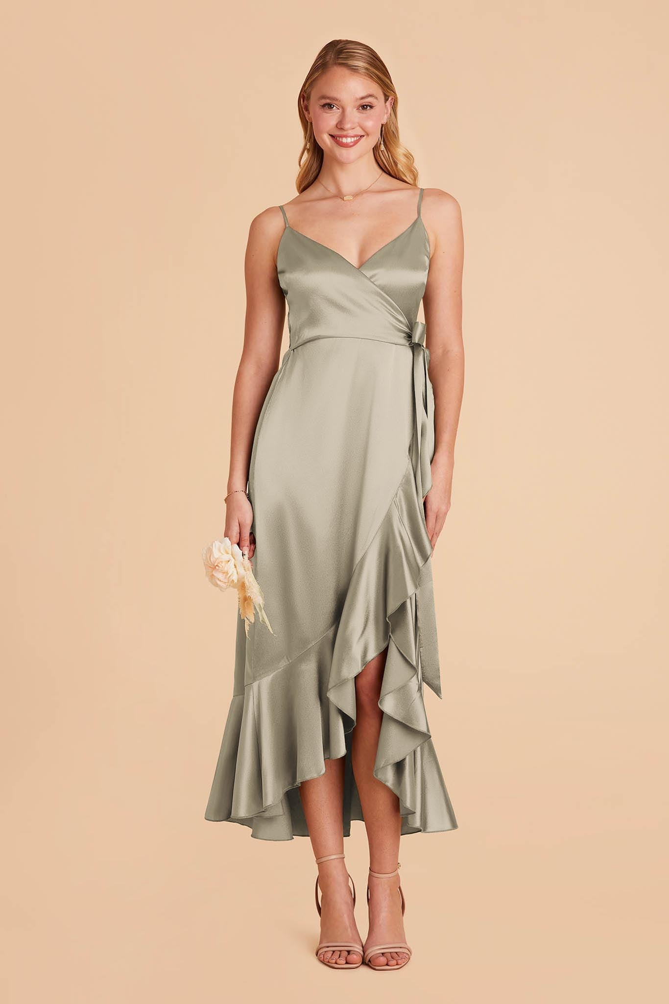 Moss Green Bridesmaid Dresses