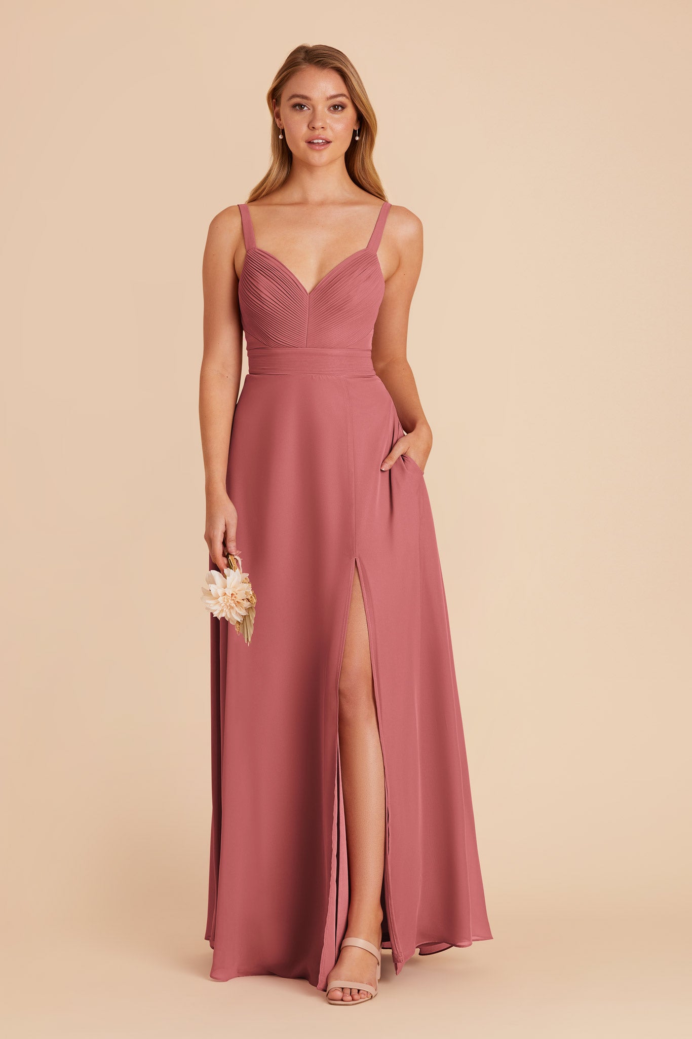 Mulberry Deborah Chiffon Dress by Birdy Grey