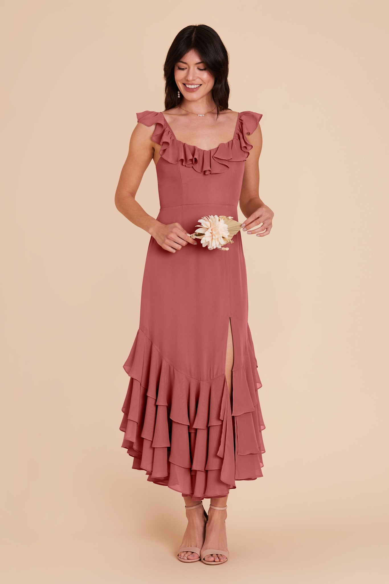 Mulberry Ginny Chiffon Dress by Birdy Grey