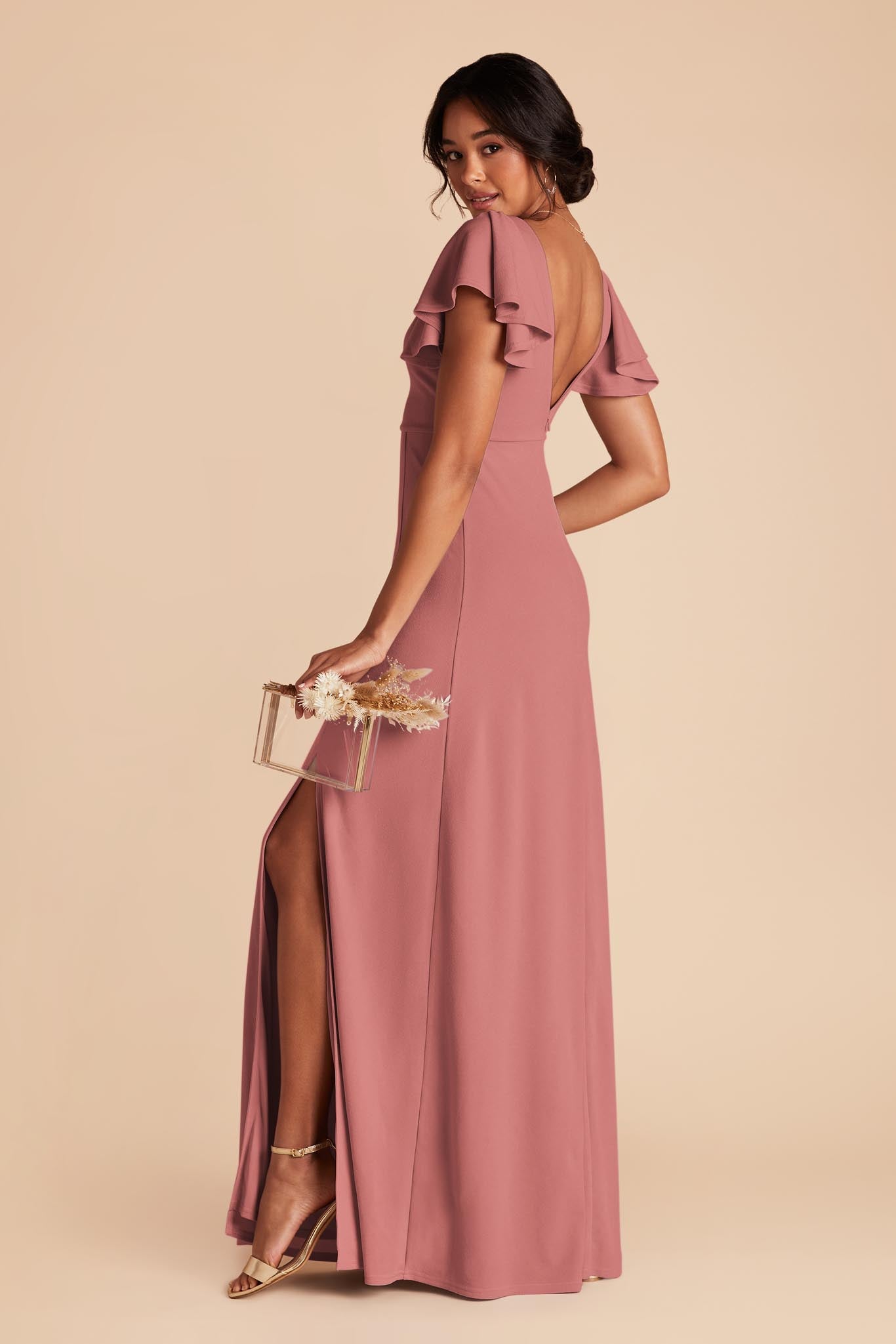 Mulberry Hannah Crepe Dress by Birdy Grey