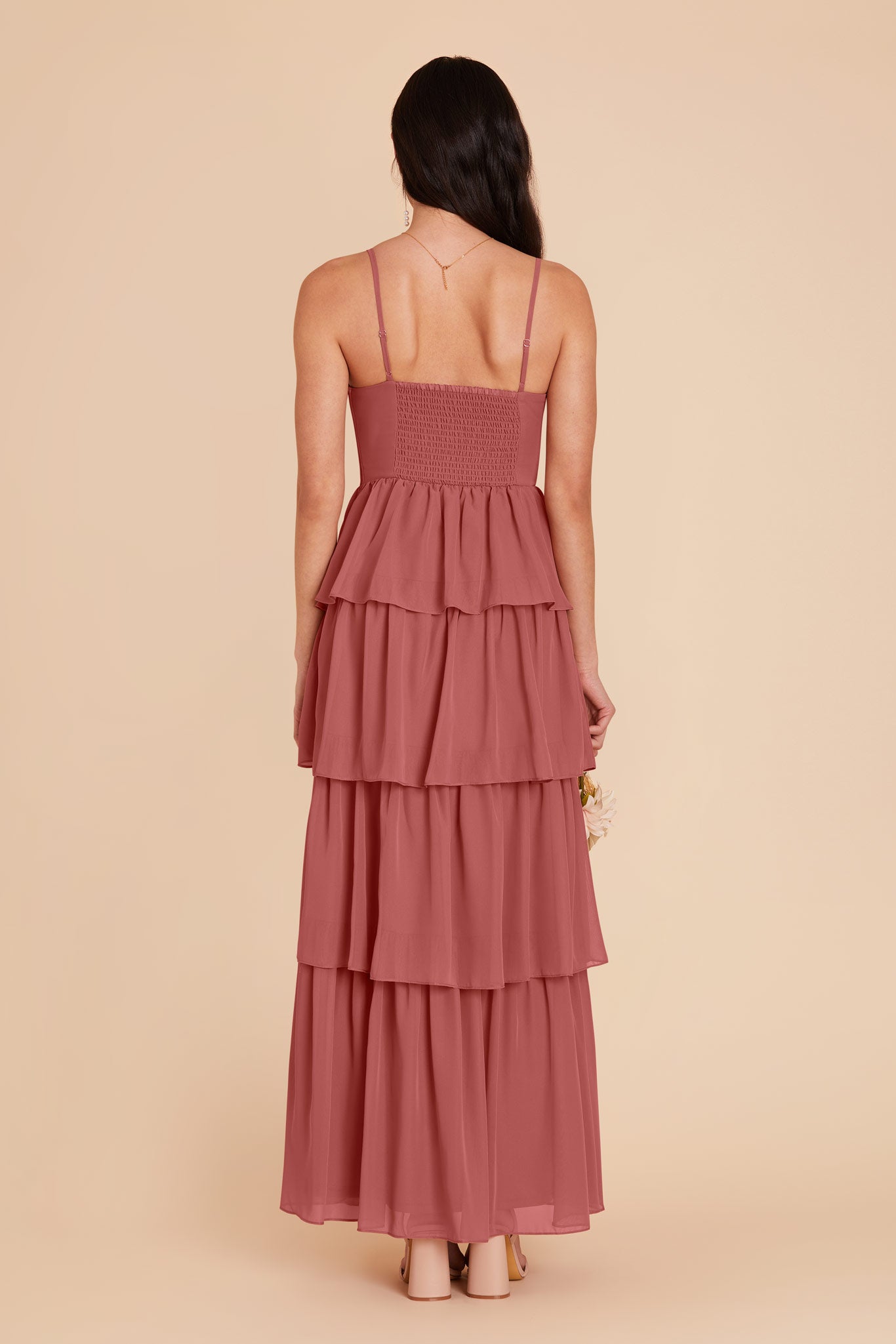 Mulberry Lola Chiffon Dress by Birdy Grey