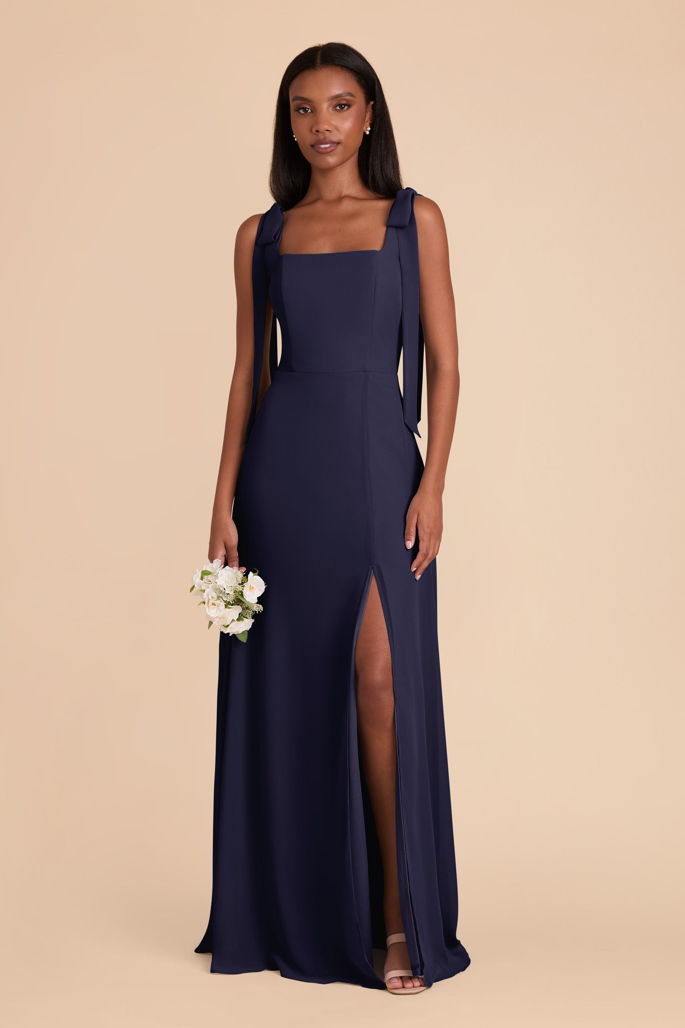 Navy Alex Convertible Chiffon Dress by Birdy Grey