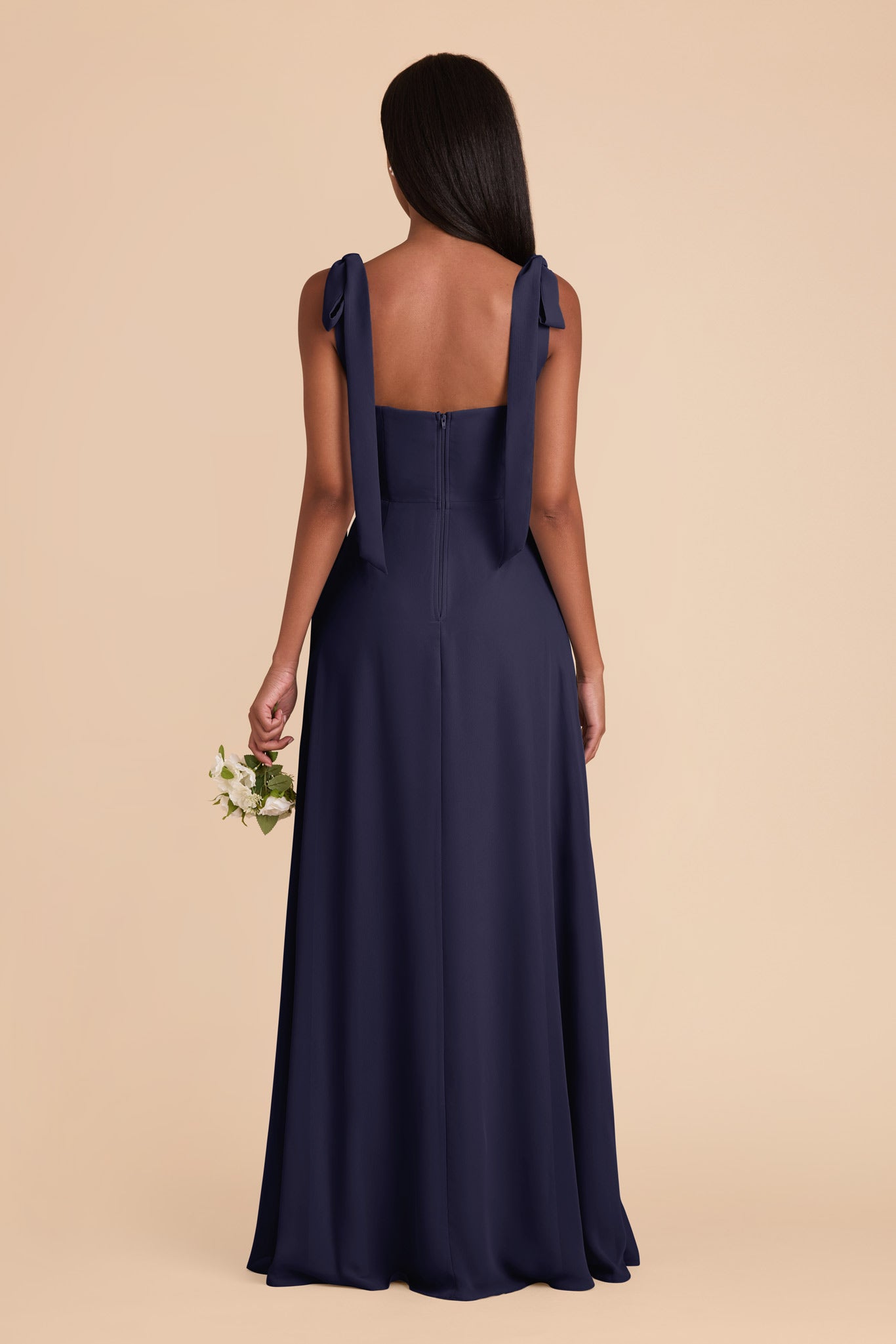 Navy Alex Convertible Chiffon Dress by Birdy Grey