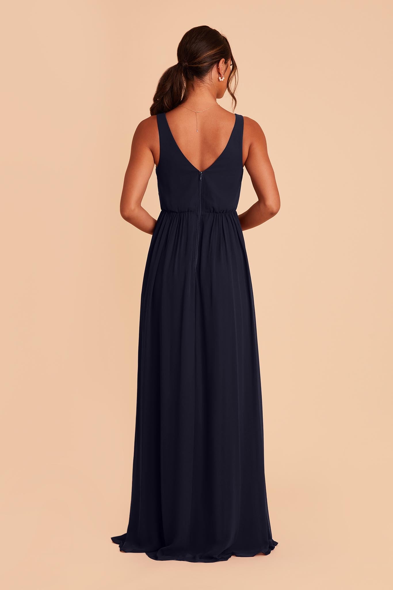 Navy Laurie Empire Dress by Birdy Grey