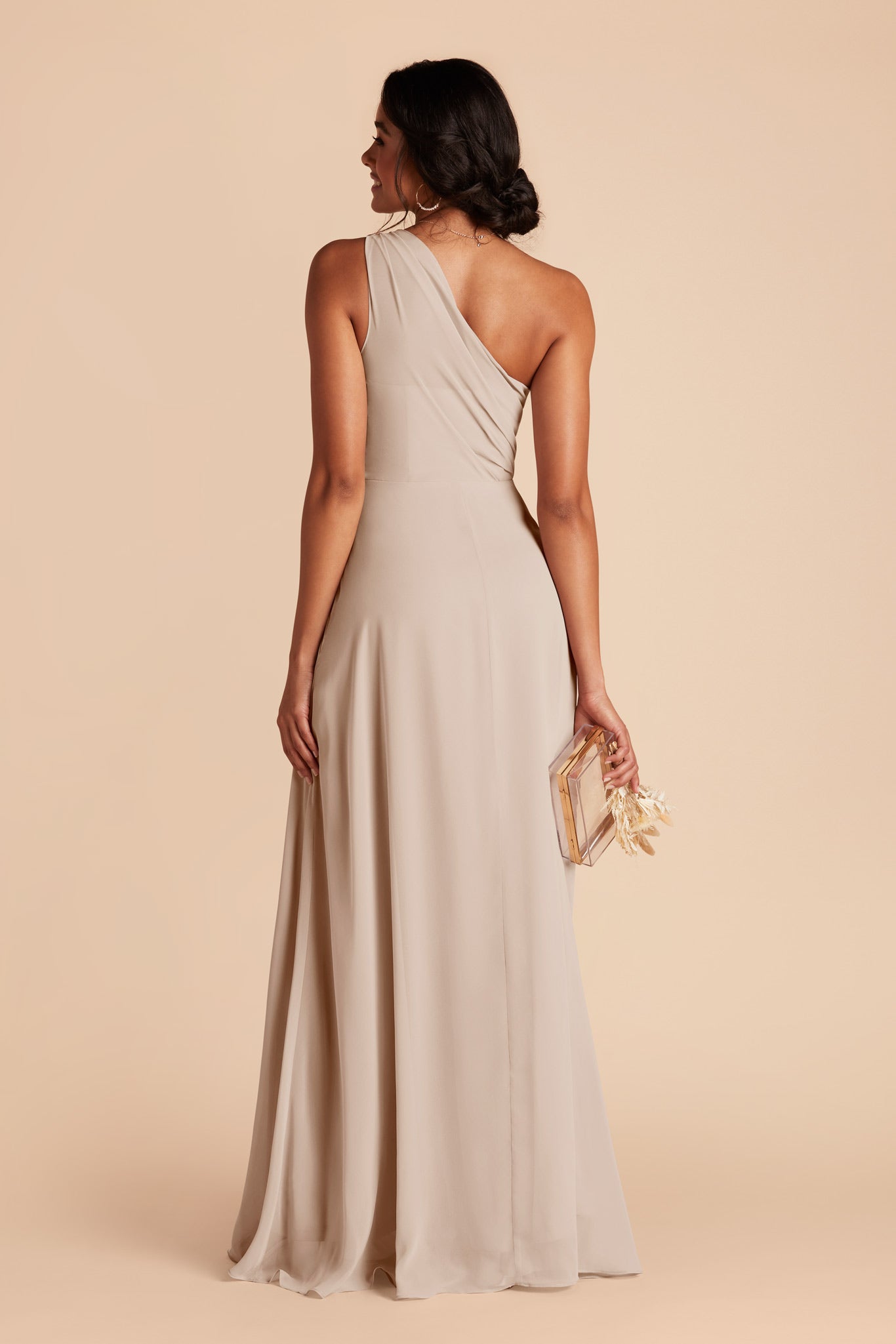 Neutral Champagne Kira Dress by Birdy Grey