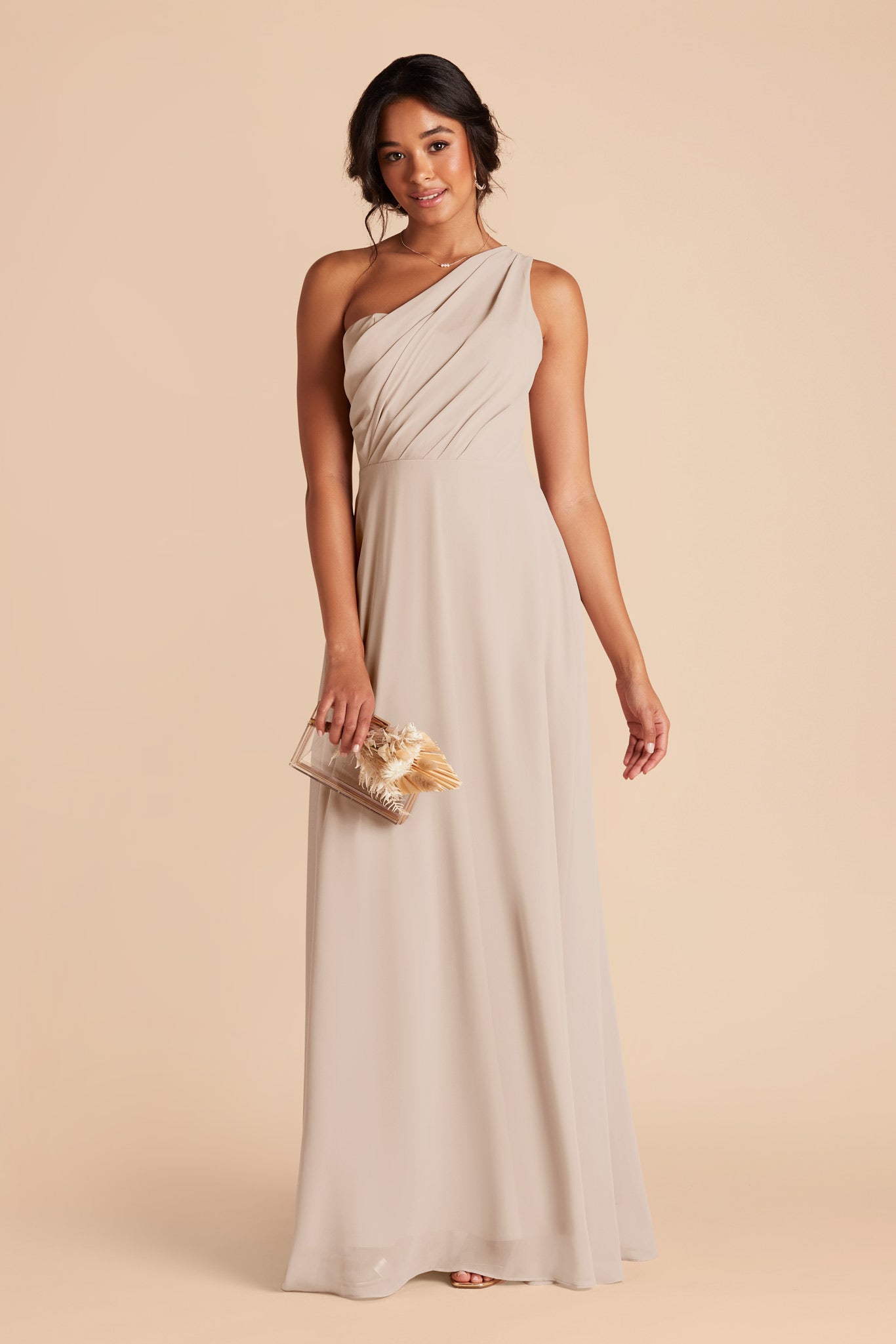 Neutral Champagne Kira Dress by Birdy Grey