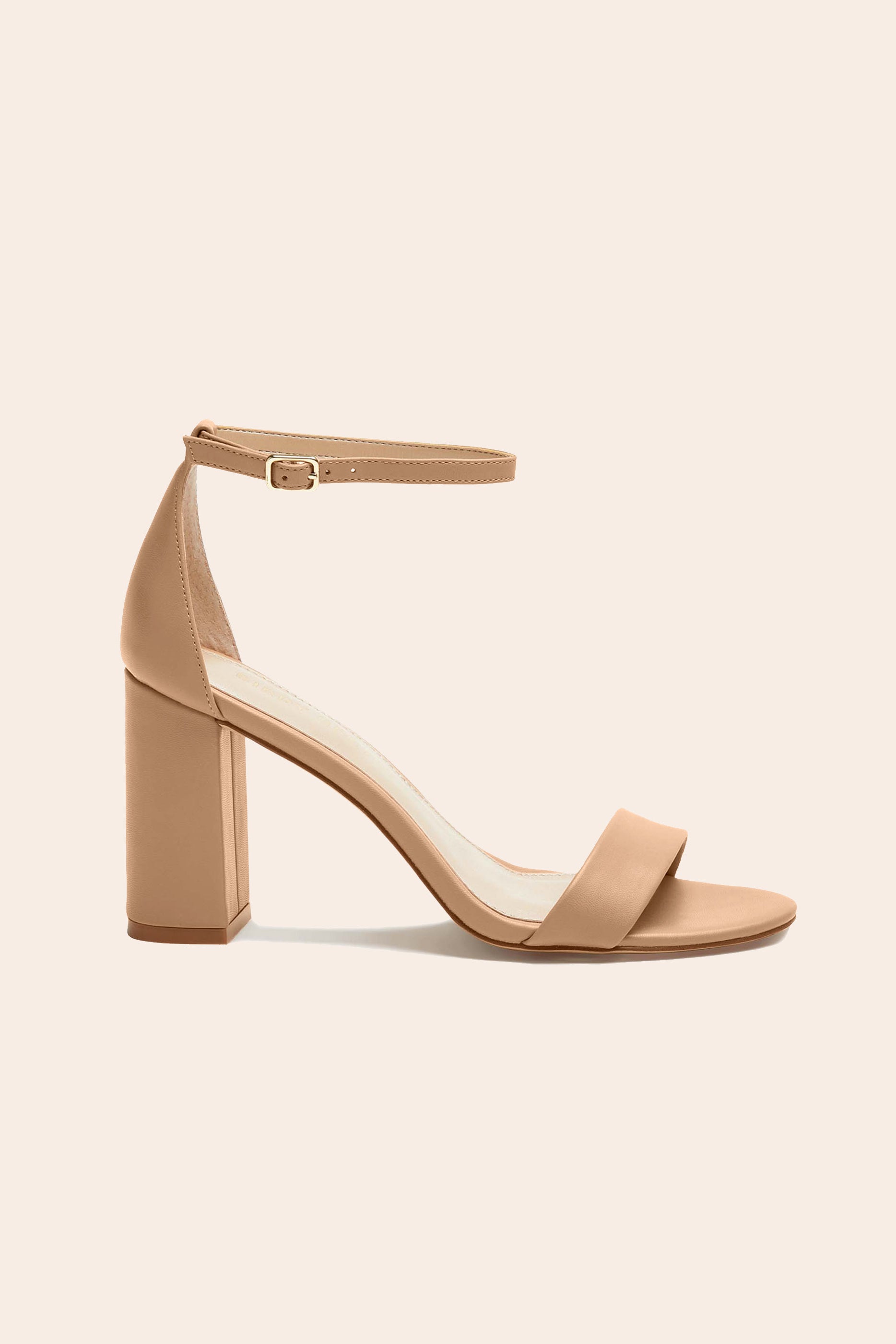 Shops nude chunky shoes