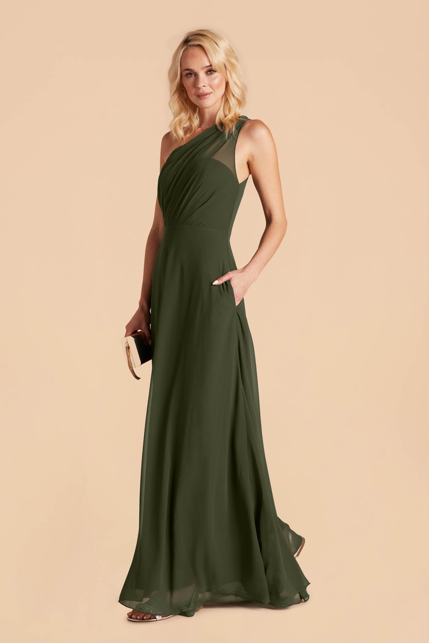 Olive Kira Dress by Birdy Grey