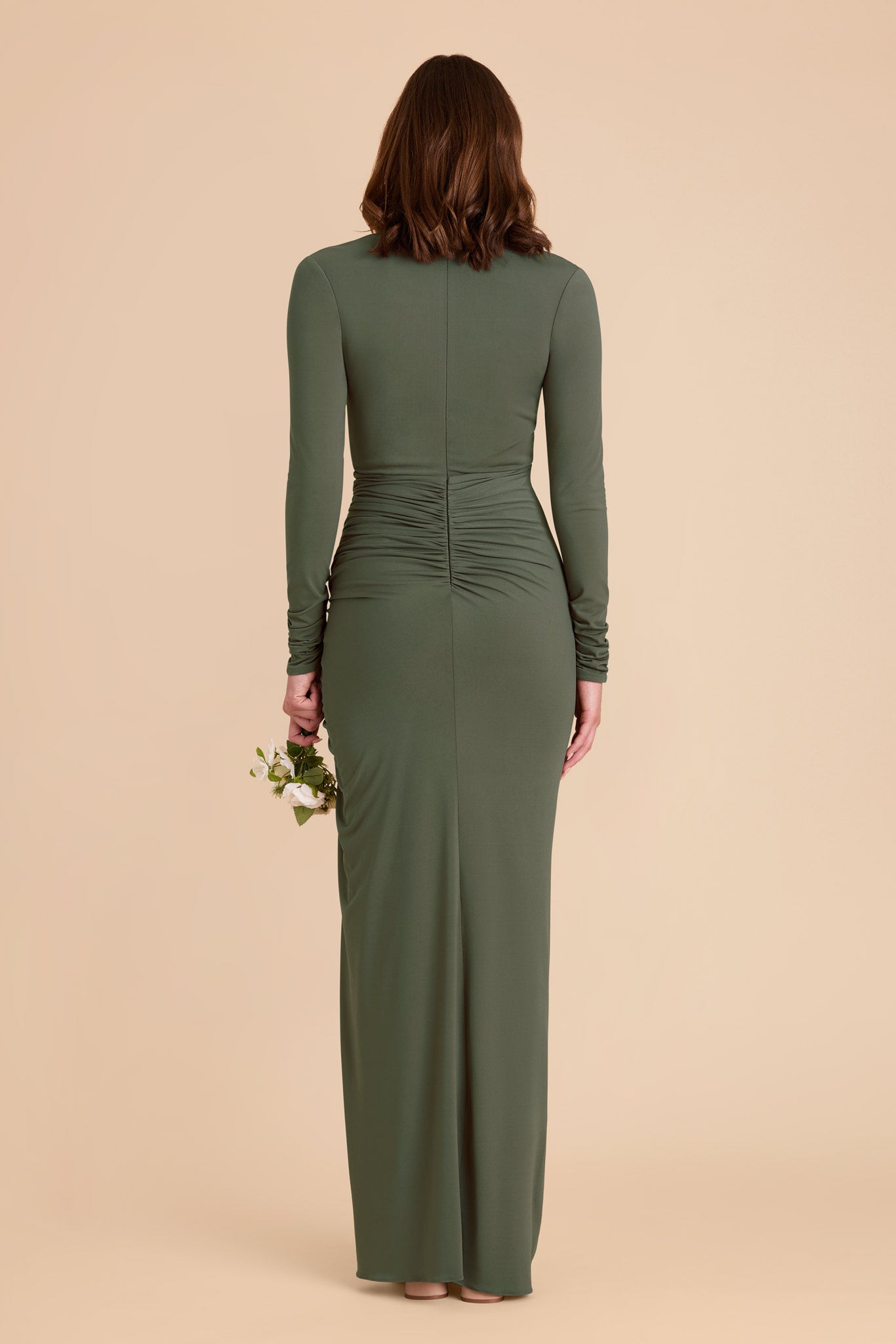 Olive Emmy Luxe Knit Dress by Birdy Grey